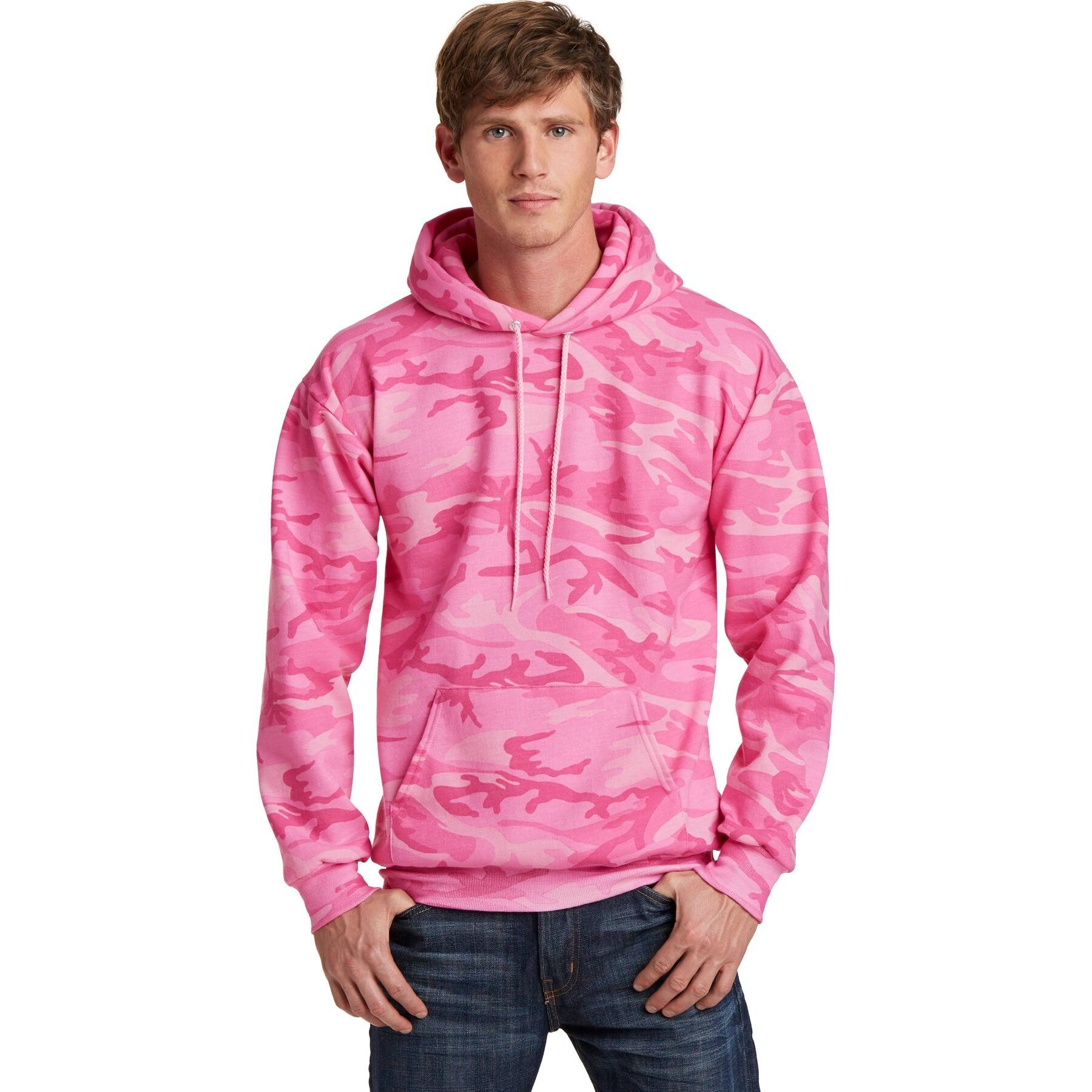 Port & Company® Camo Core Fleece Pullover Hooded Sweatshirt