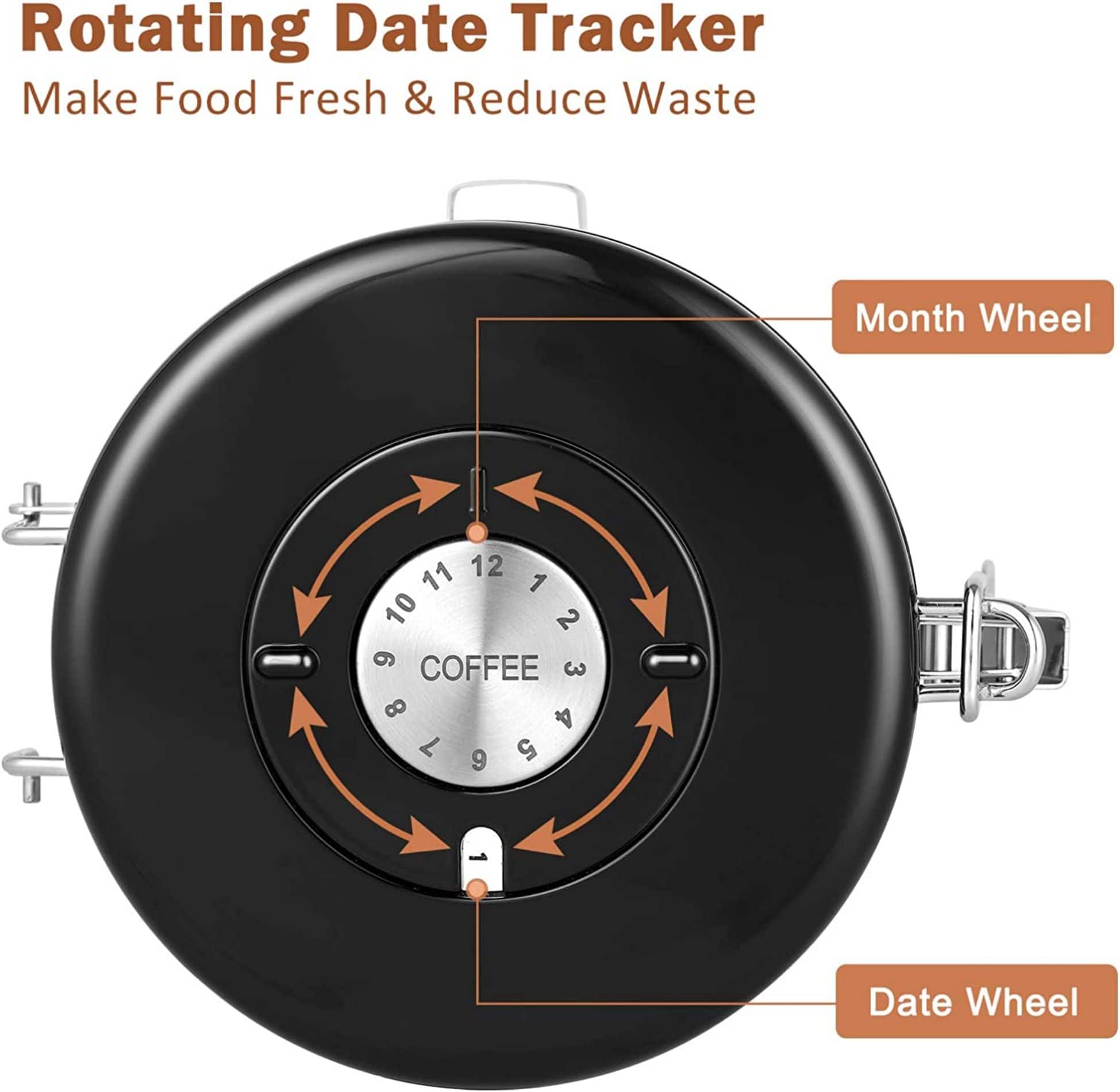NEX™ 22oz. Airtight Stainless Steel Coffee Canister