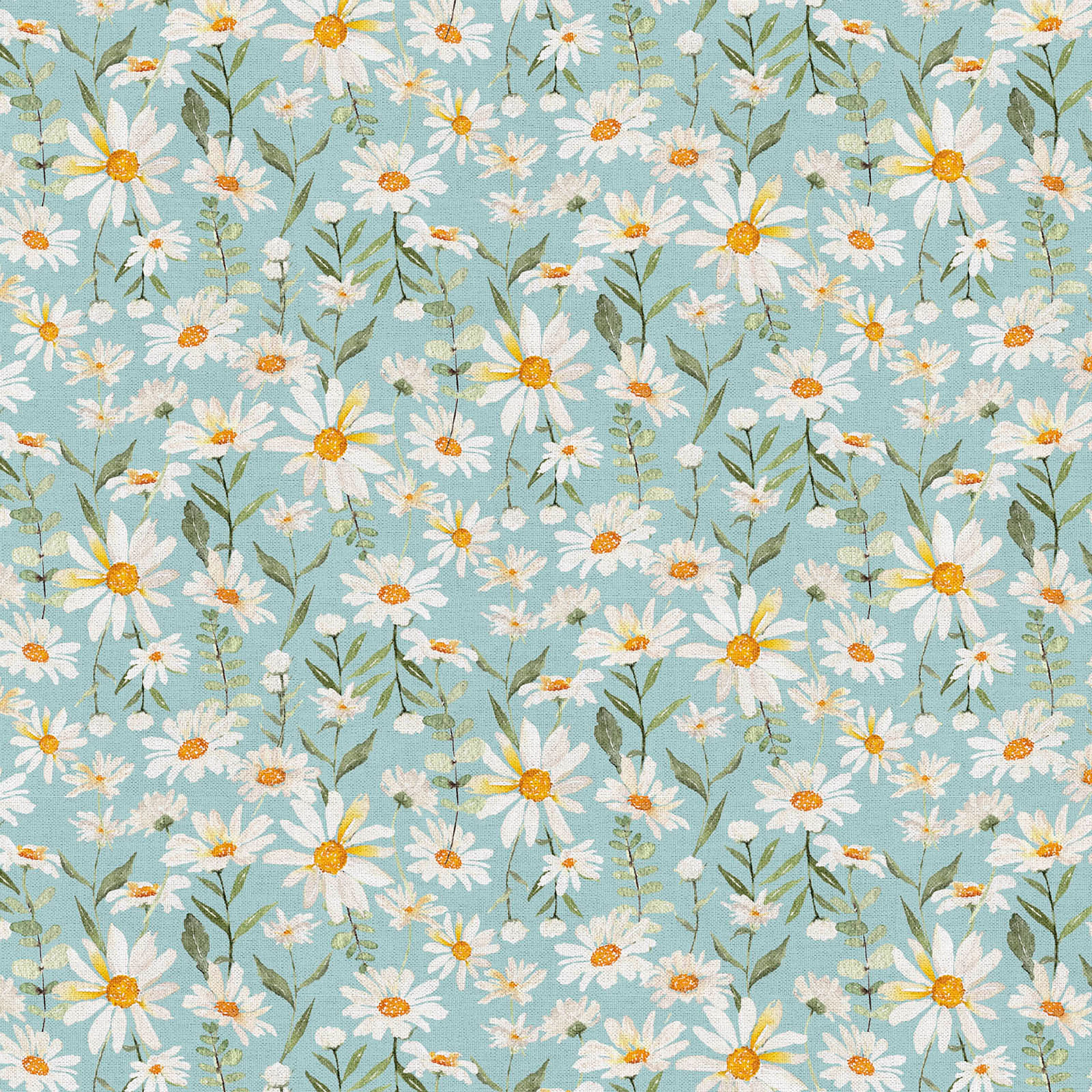 Fabric Editions Daisy Garden Cotton Fabric
