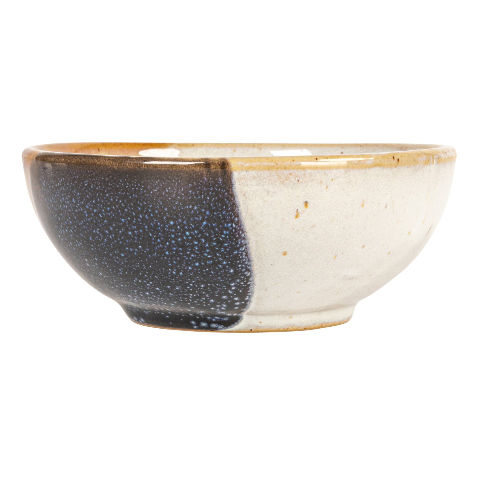 Hello Honey® 5" Tan & White Earthen Charm Stoneware Bowls, 4ct.