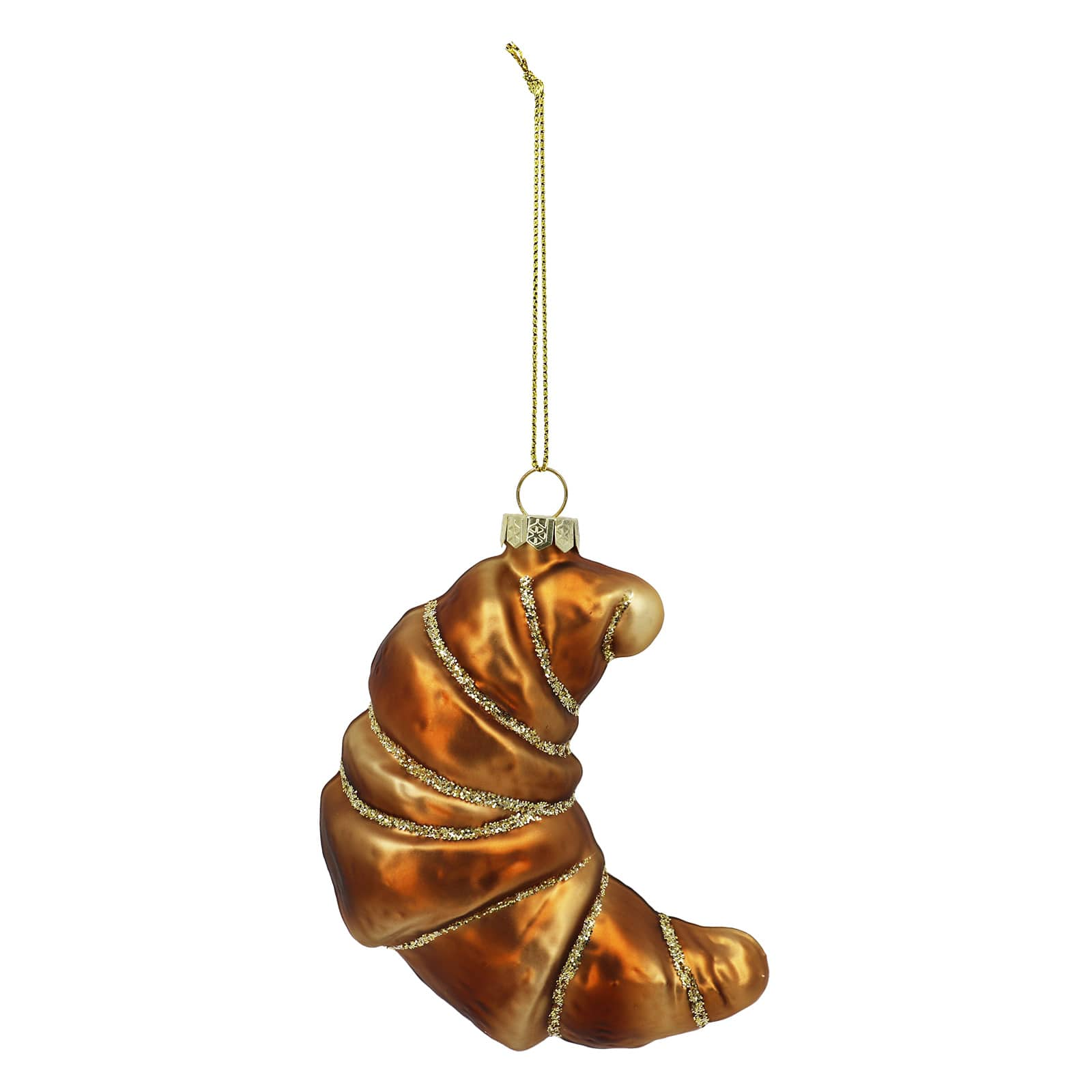 4.5&#x22; Croissant Glass Ornament by Ashland&#xAE;