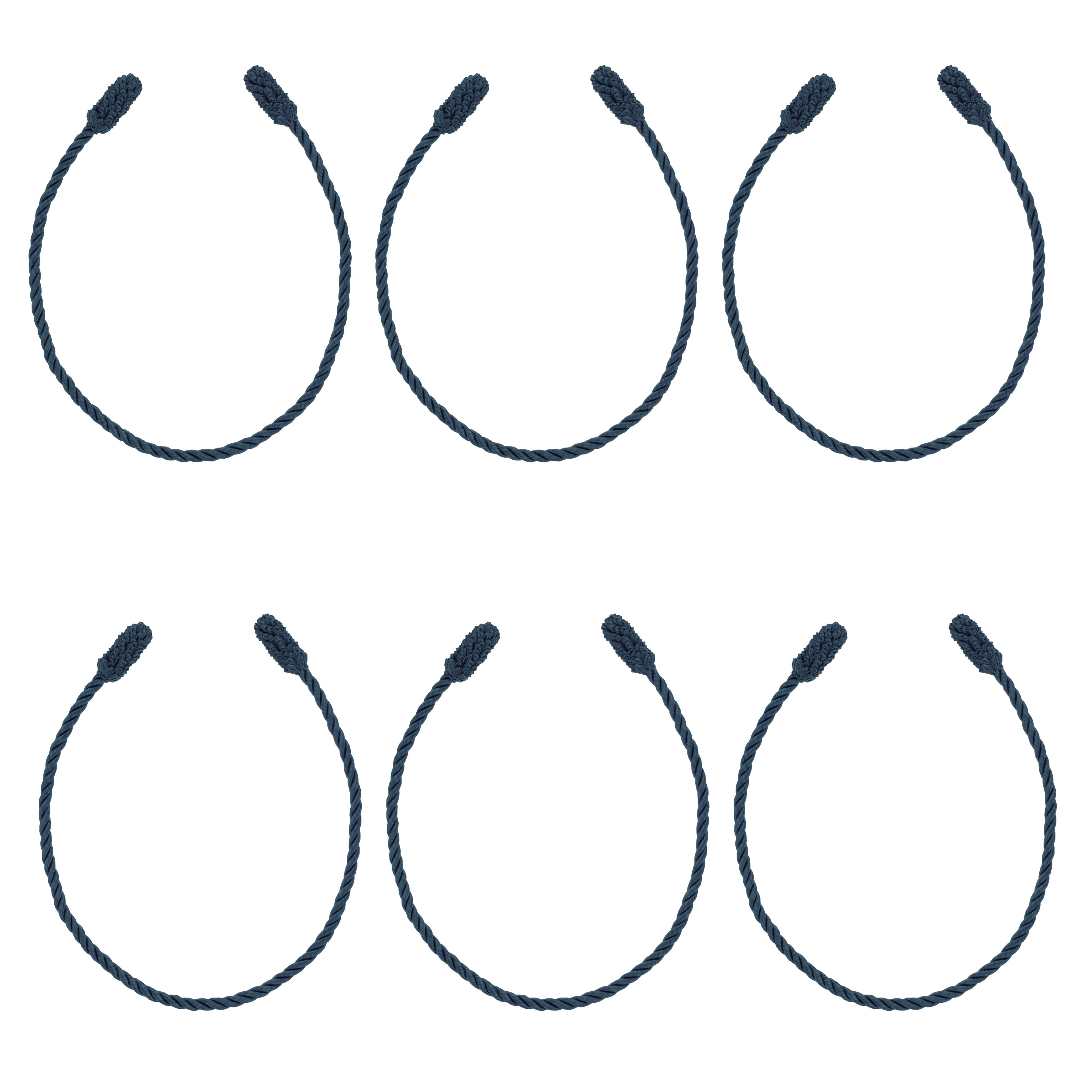 Haute Decor 20" Blue Decorative Christmas Twist Ties, 6ct.