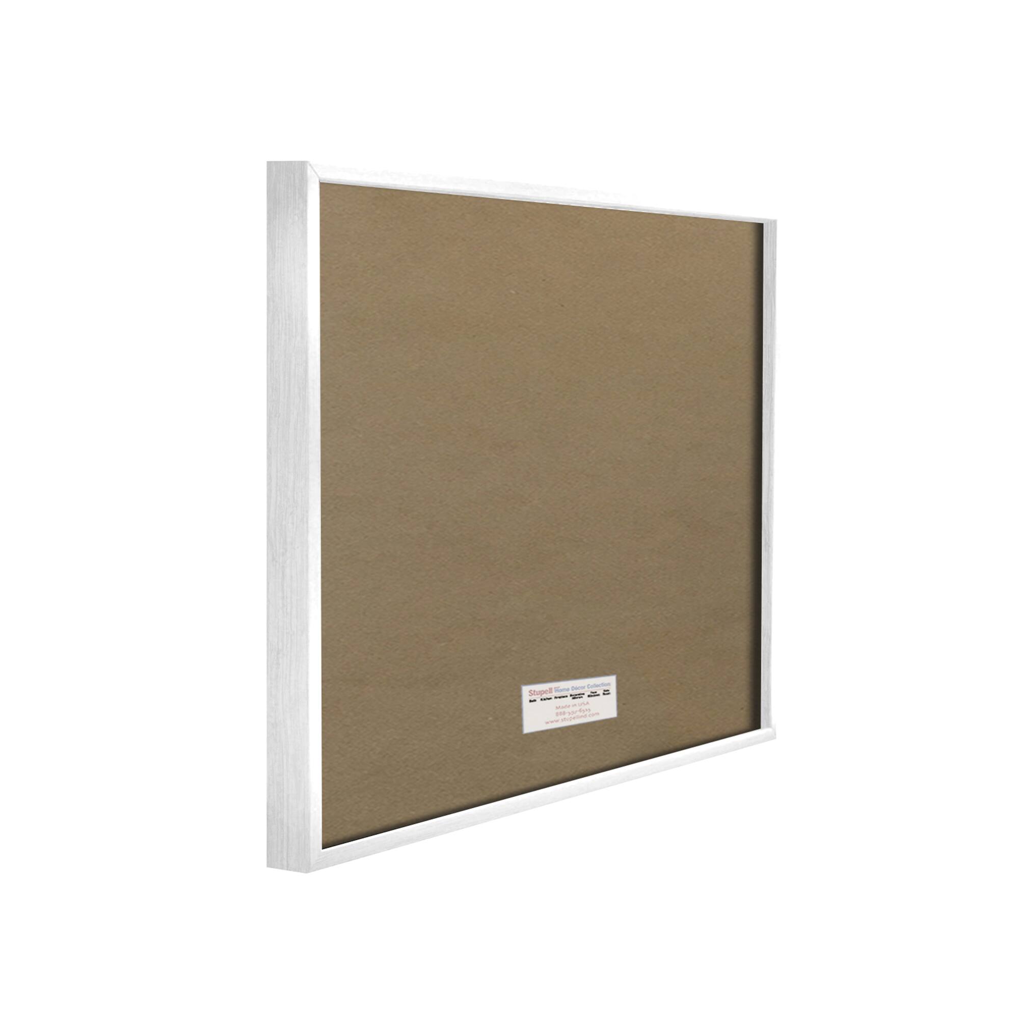 Stupell Industries Expect Good Things Phrase Double Rainbow Reflection in White Frame Wall Art