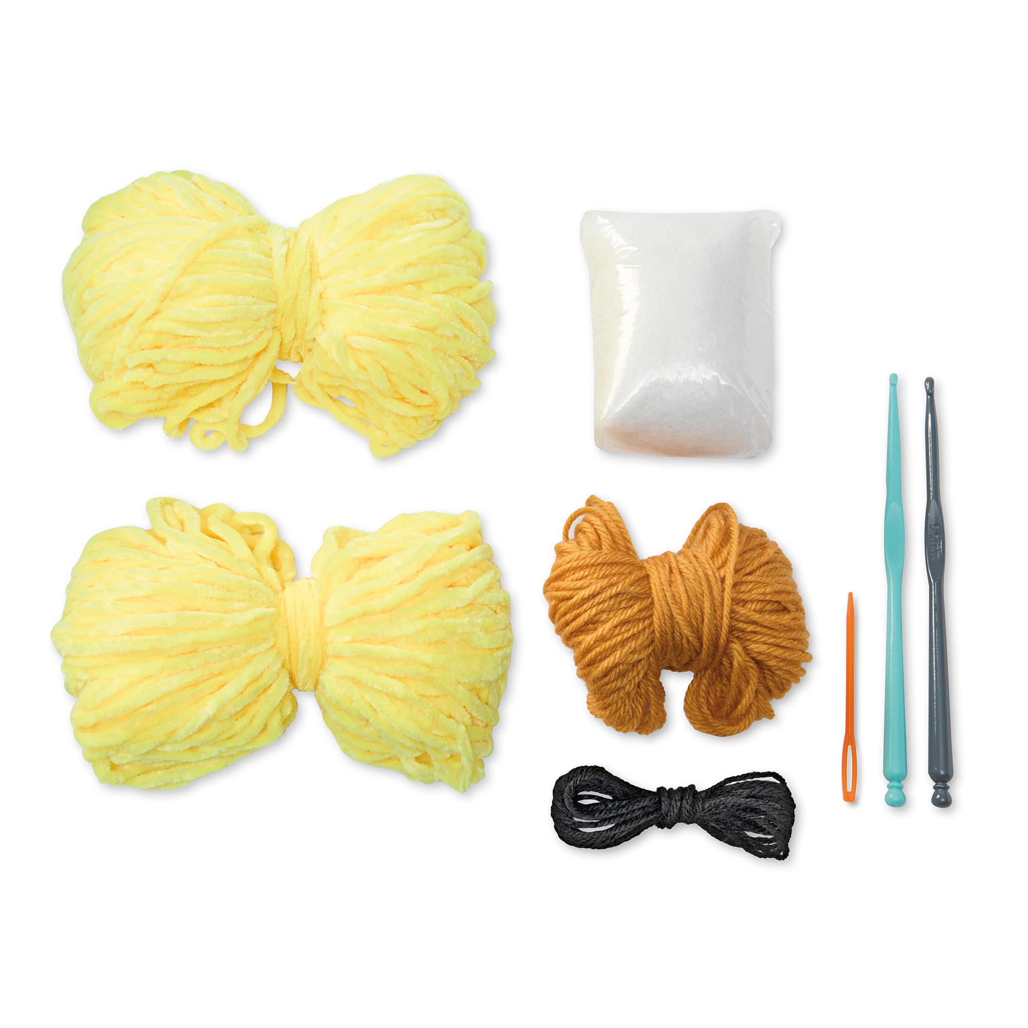 9&#x22; Daphne the Duck Chenille Crochet Kit by Loops &#x26; Threads&#xAE;