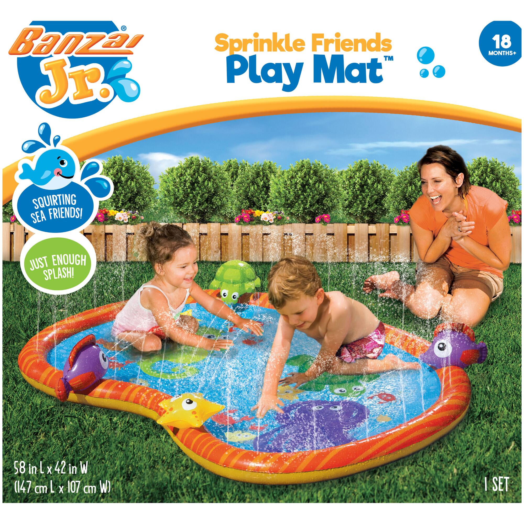Banzai&#xAE; 58&#x27;&#x27; Sprinkle Friends Play Mat&#x2122;