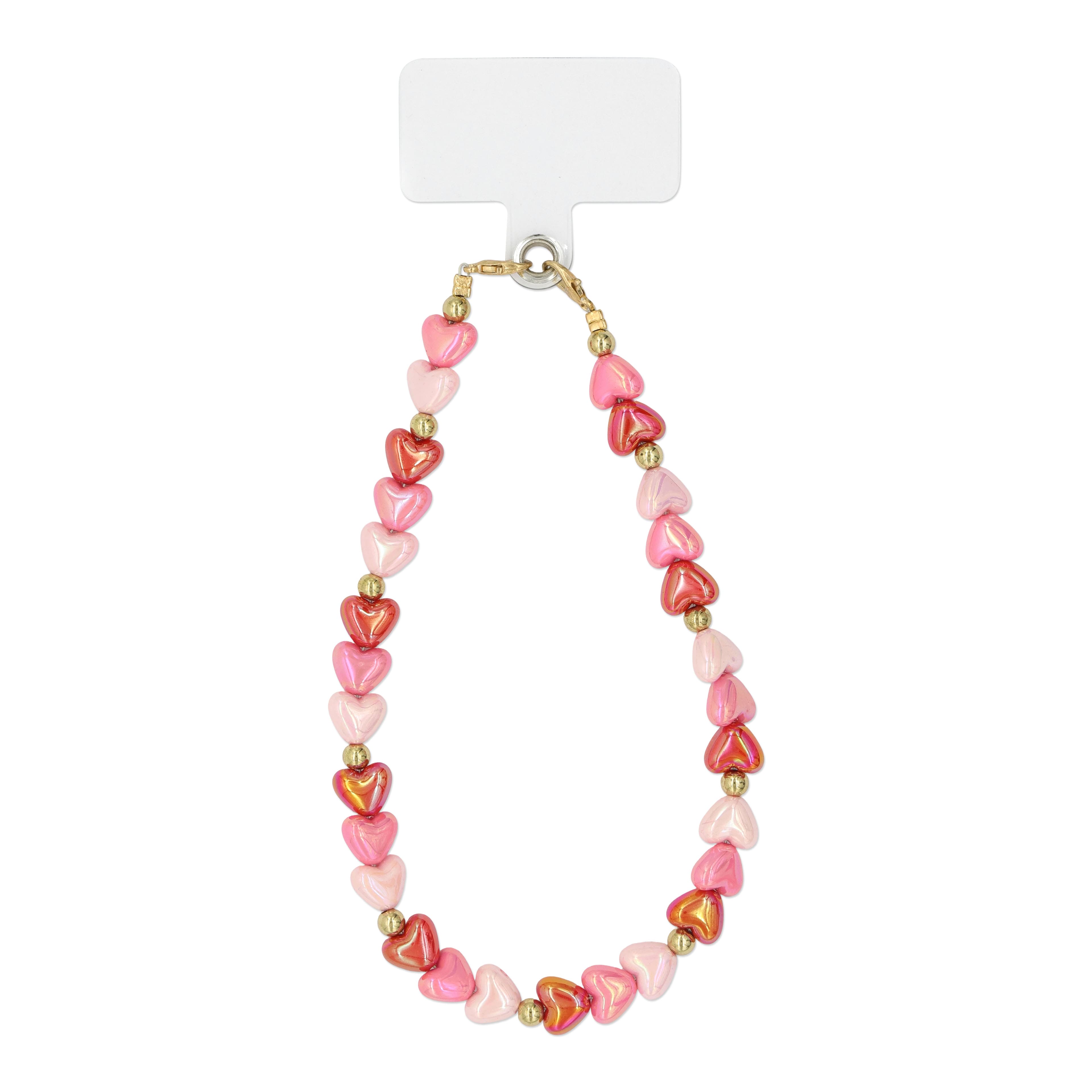 Red & Pink Heart Phone Chain by Celebrate It™