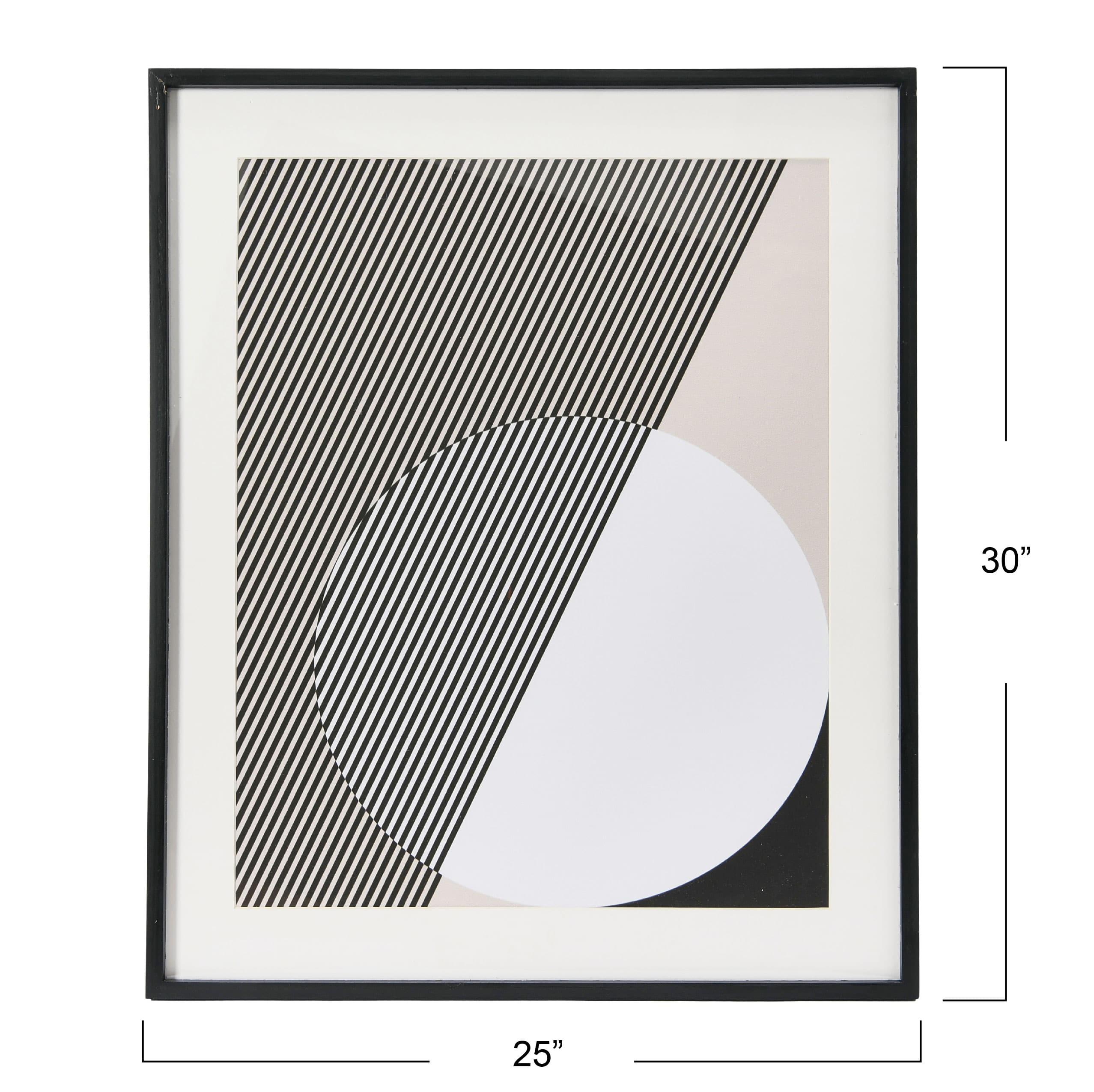 Hello Honey® Framed Abstract Deco Print