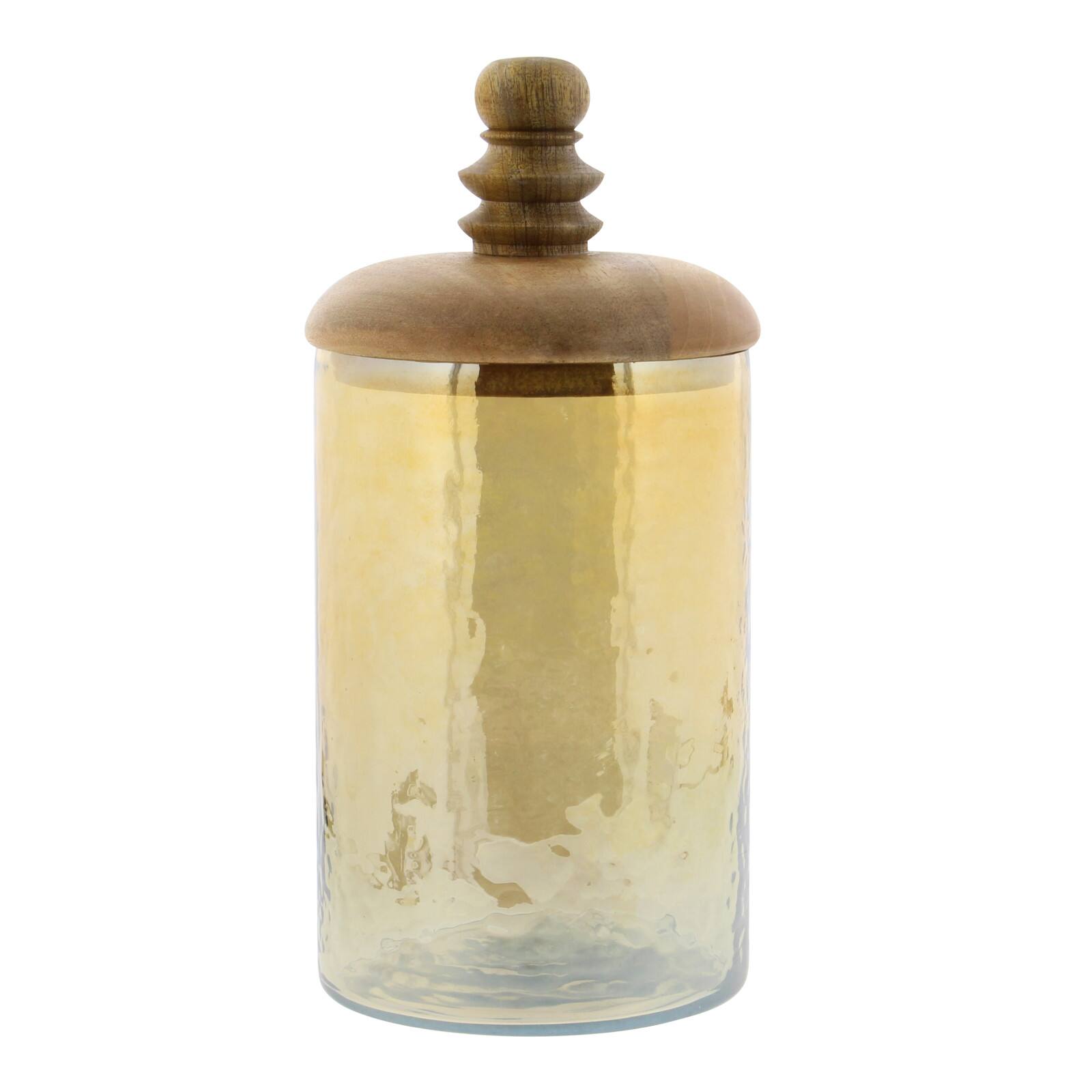 Gold Glass Glam Decorative Jar Set