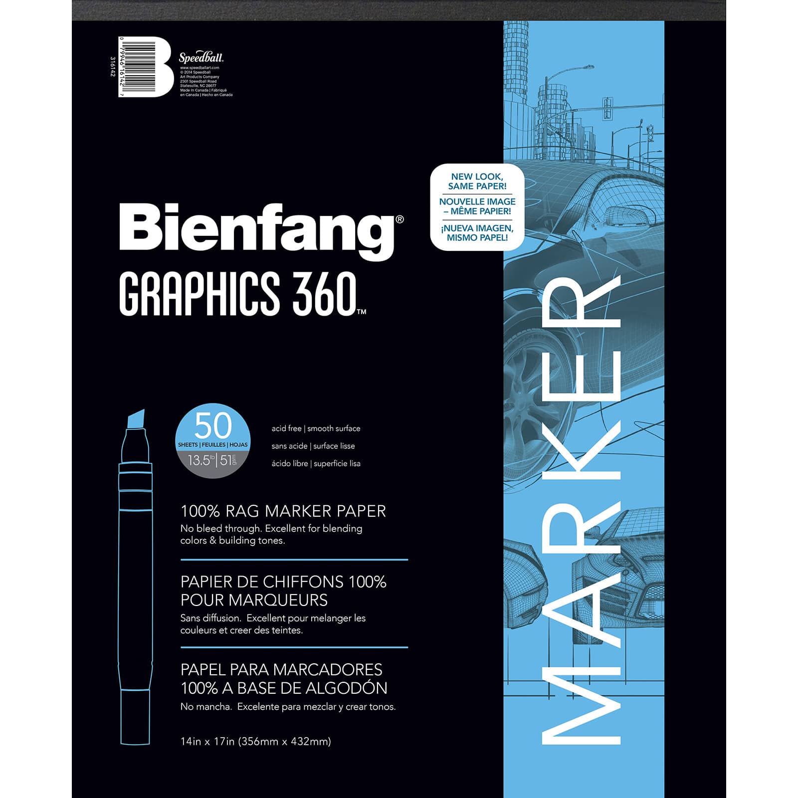 Bienfang&#xAE; Graphics 360 Marker Paper Pad