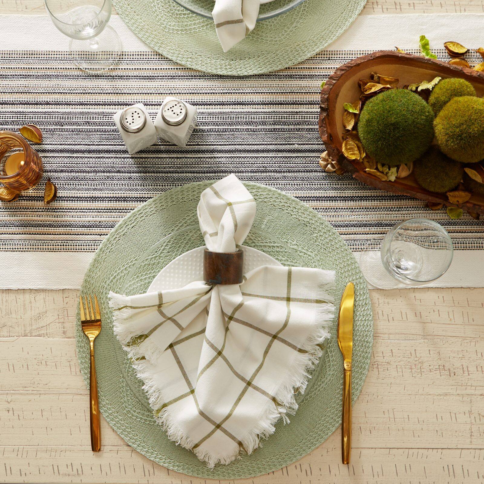 DII&#xAE; Woven Round Placemats, 6ct.