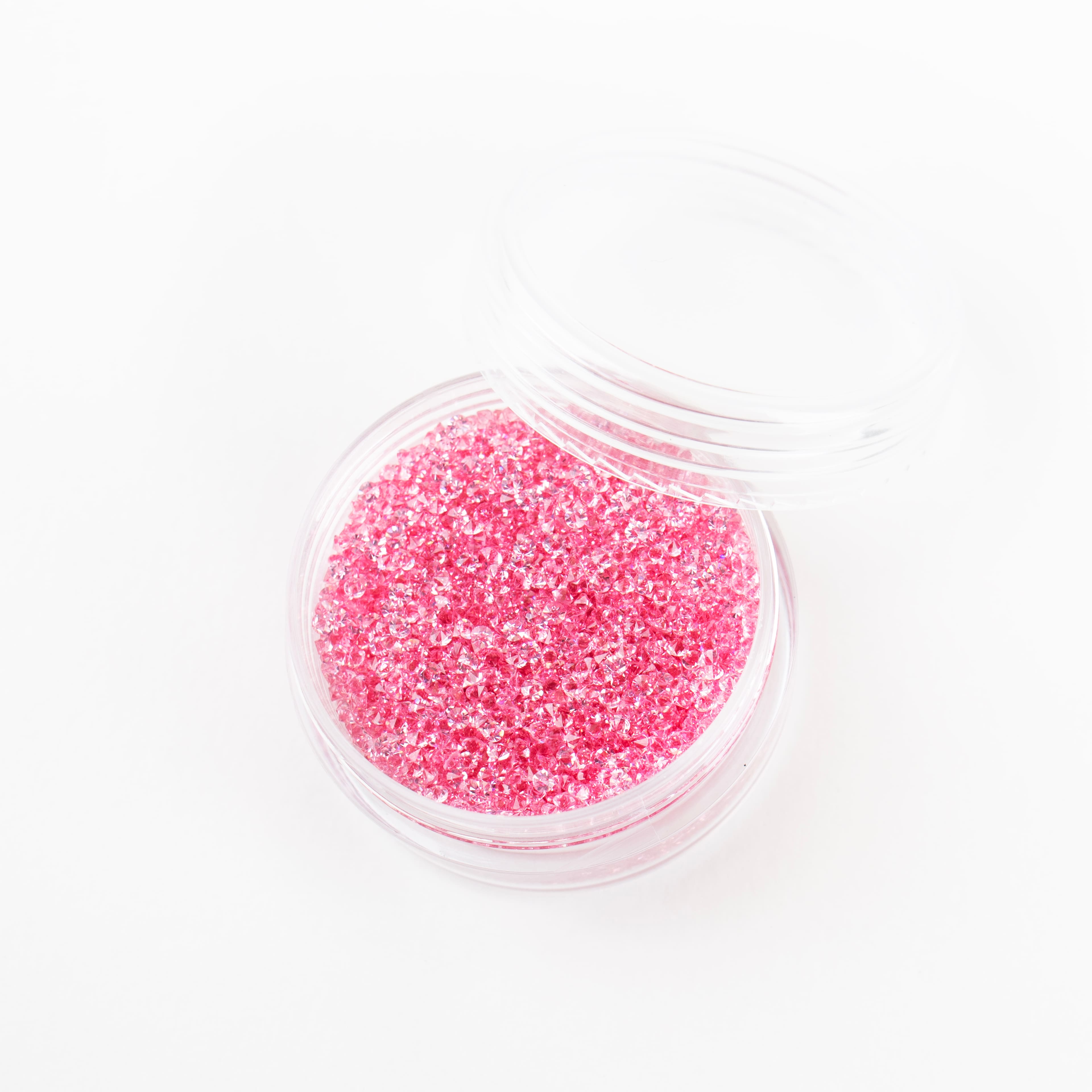 12 Pack: 1.2mm Glass Micro Rhinestones by Bead Landing™, 0.7oz.