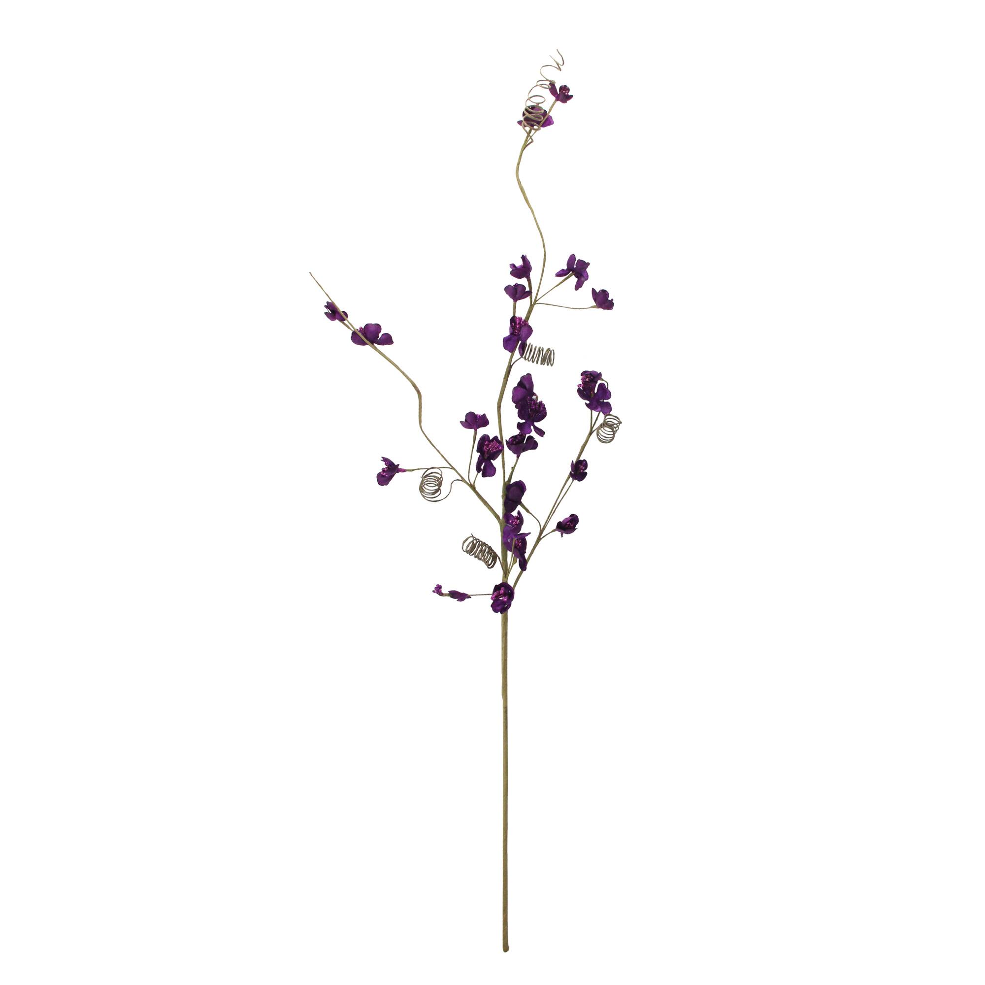 Sugared Fruit Purple Silk Floral Spray