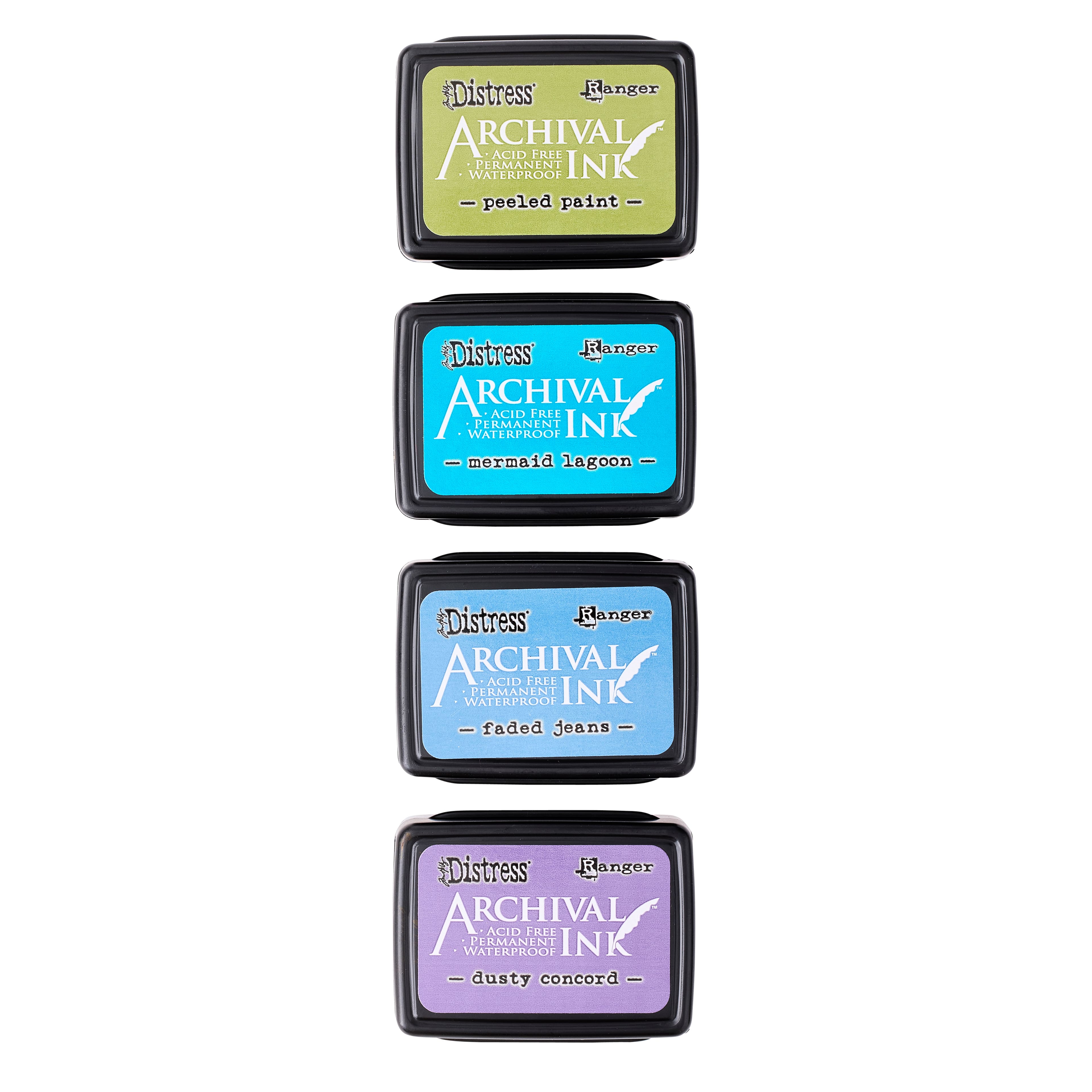 6 Packs: 4 ct. (24 total) Tim Holtz® Distress Mini Archival Ink™ Pads, Kit 2