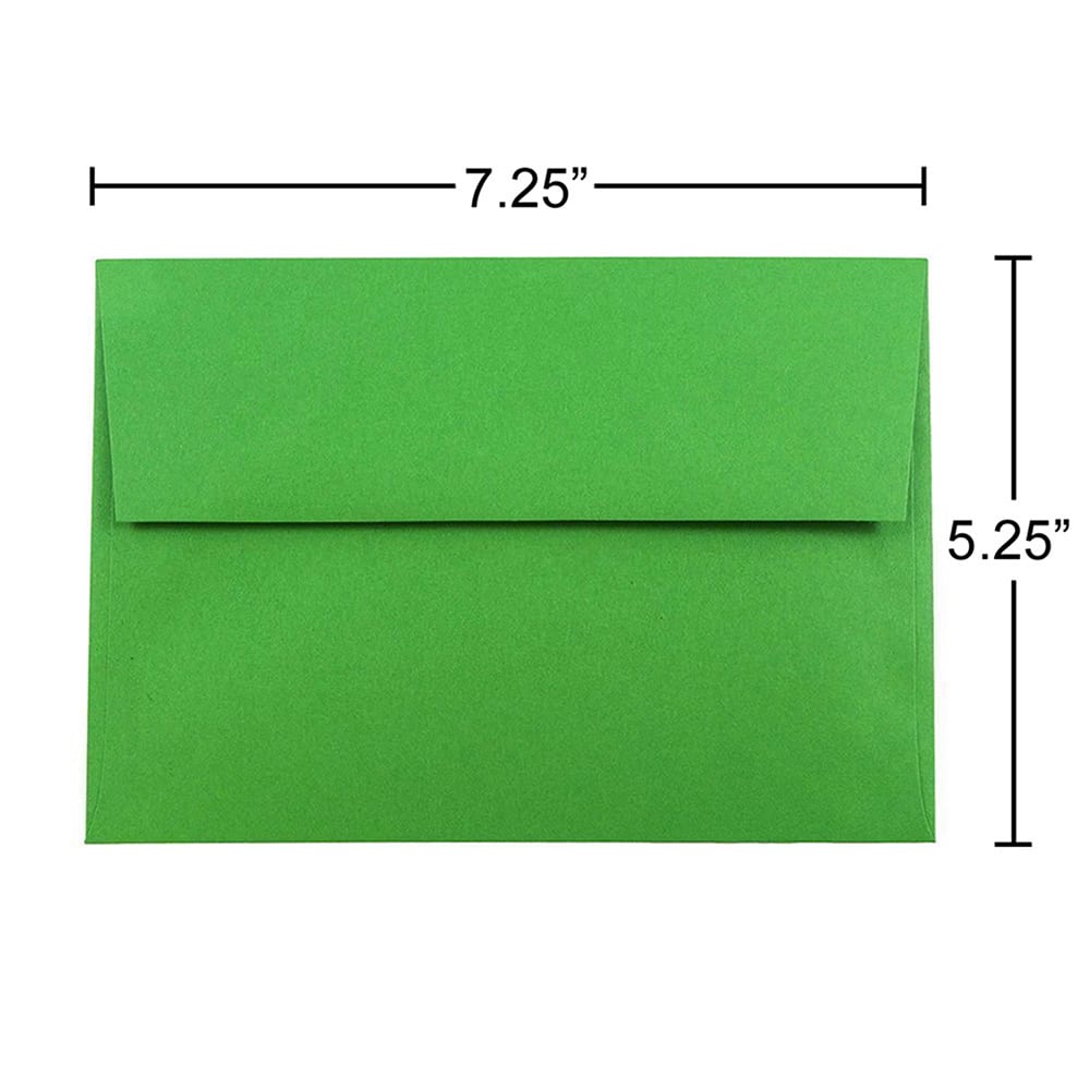 JAM Paper A7 Colored Invitation Envelopes, 50ct.