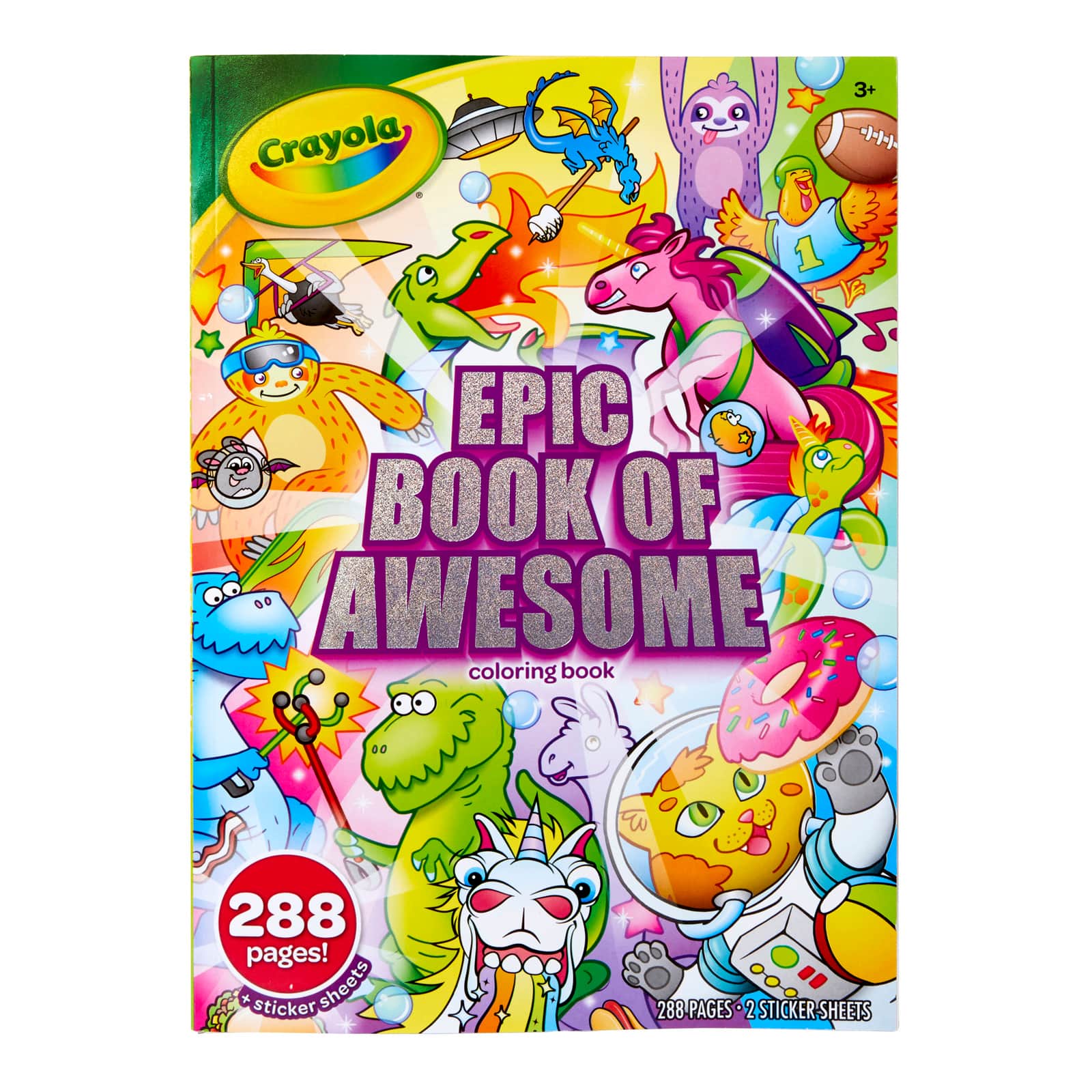 4 Packs 6 ct. (24 total) Crayola Epic Book of Awesome 288Page