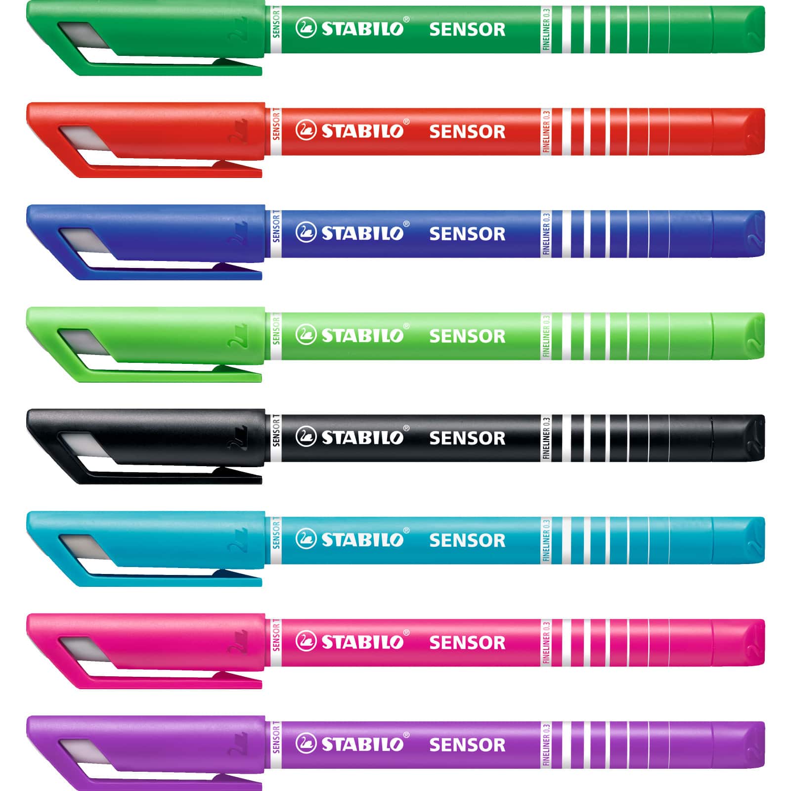 Stabilo&#xAE; Sensor&#xAE; Fineliner 8 Color Wallet Set