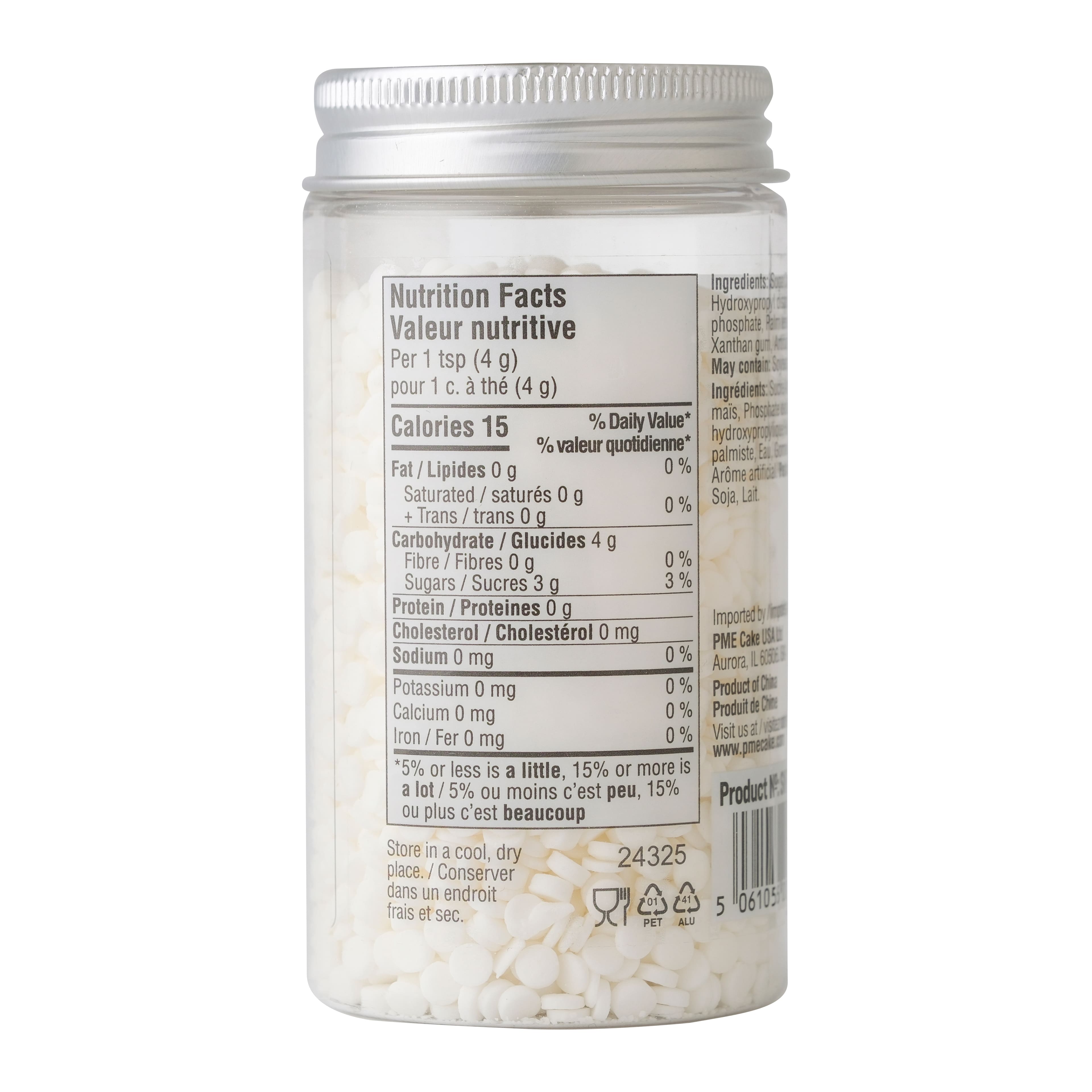 PME Cake Sweet Street&#xAE; 3.5oz. Flat Round Confetti Sprinkles