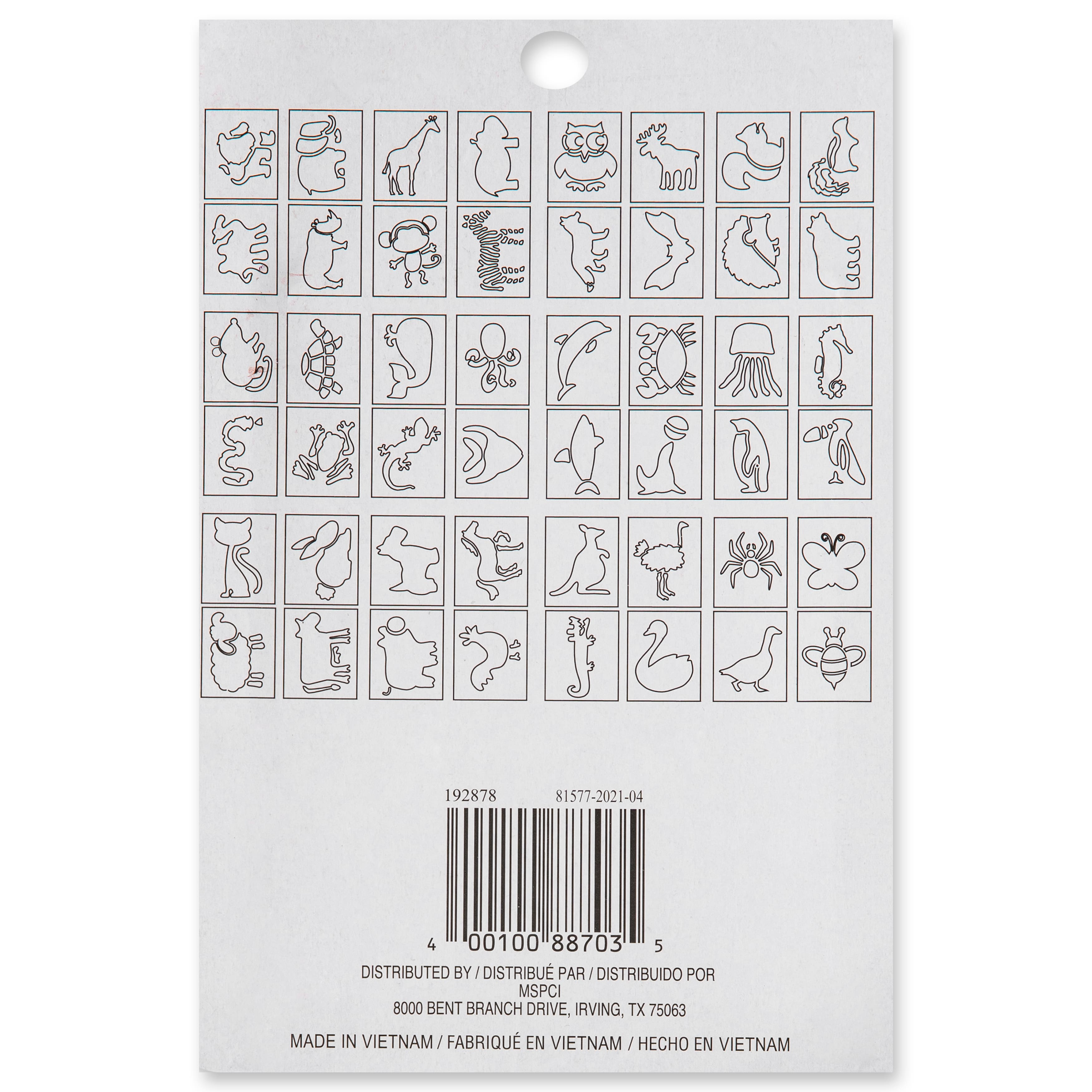 3&#x22; Animal Paper Stencils Set by Craft Smart&#x2122;