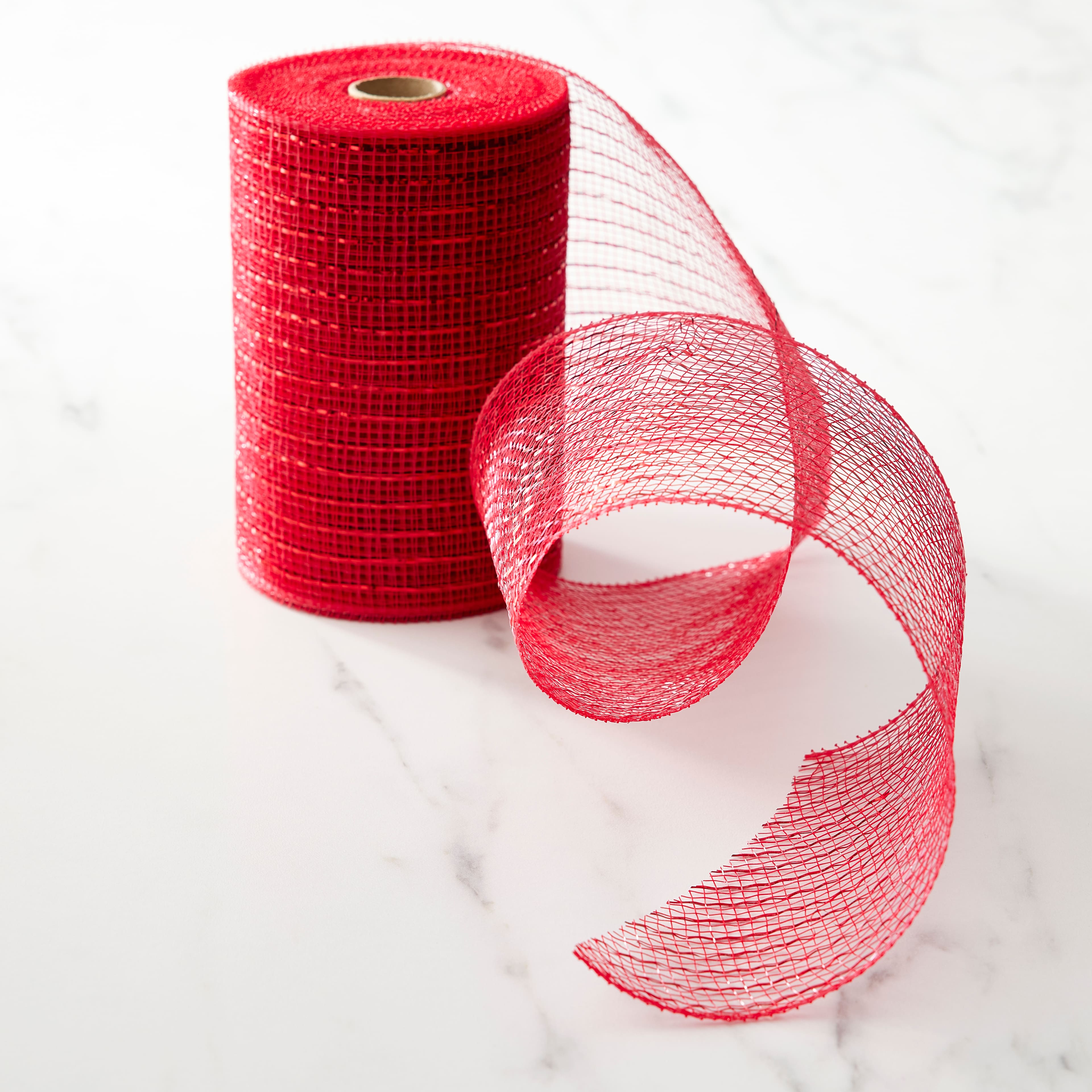 12 Pack: 5.5&#x22; x 45ft. Mesh Wide Ribbon by Celebrate It&#xAE; Occasions&#x2122;