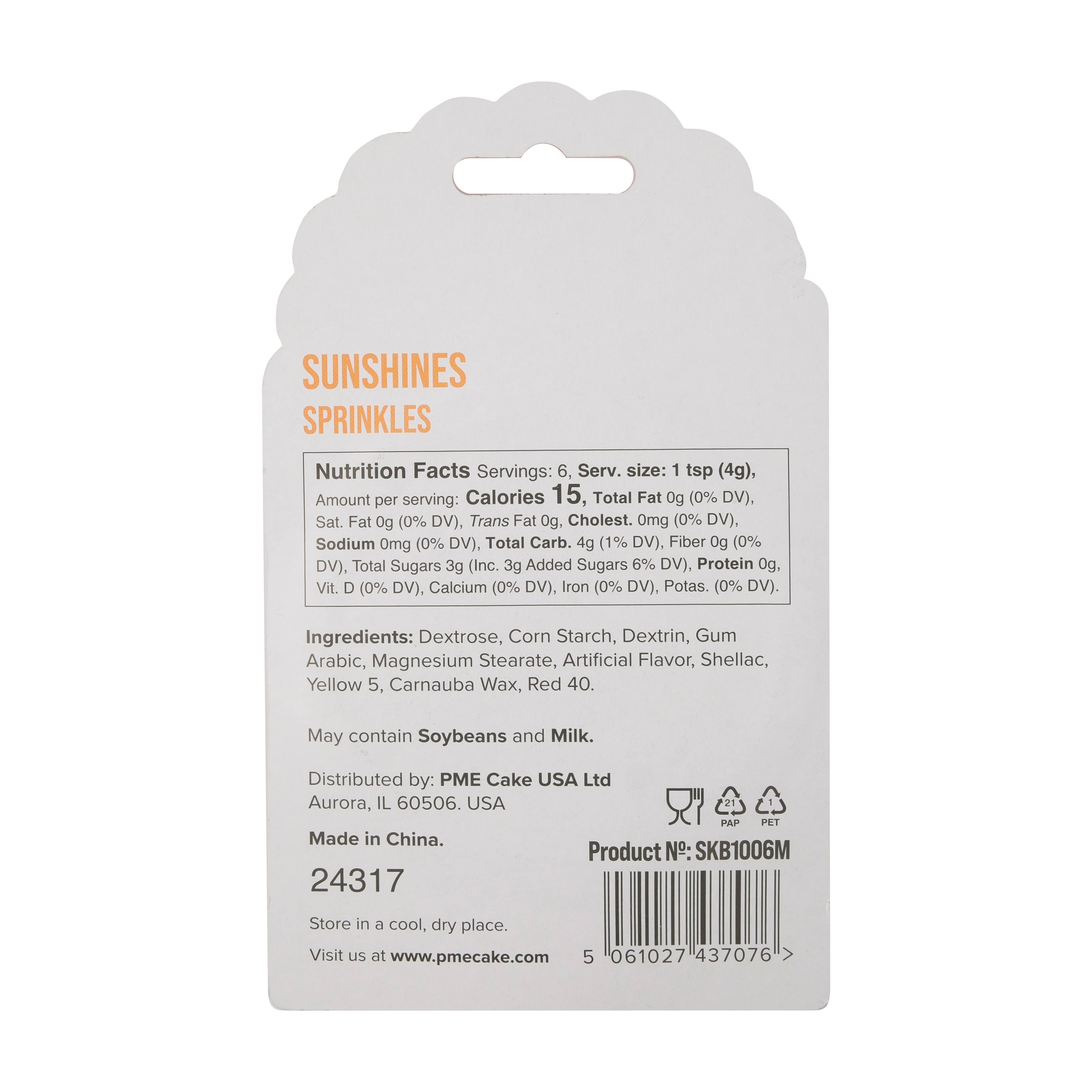 PME Cake Sweet Street&#xAE; Sunshines Sprinkles