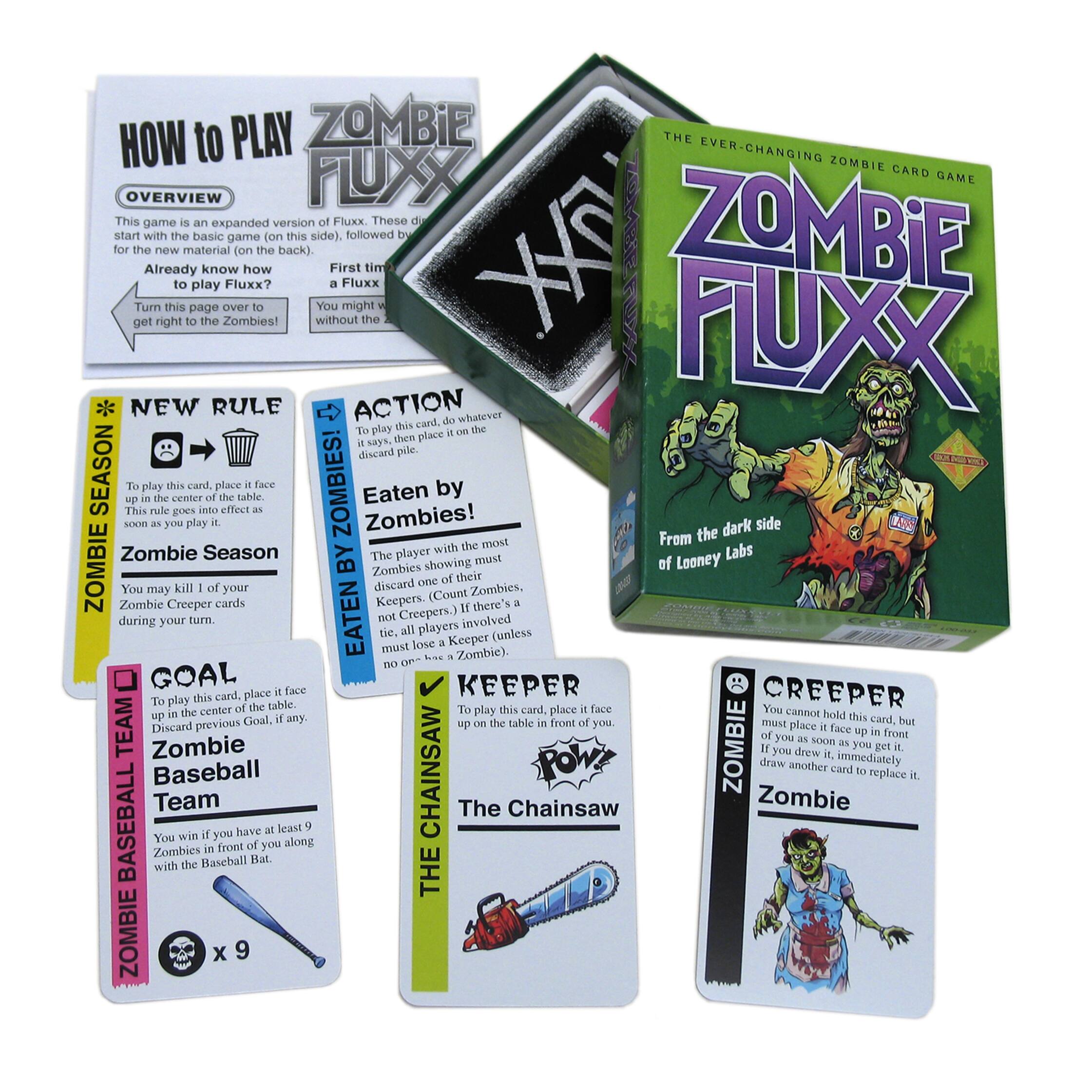 Zombie Fluxx Card Game