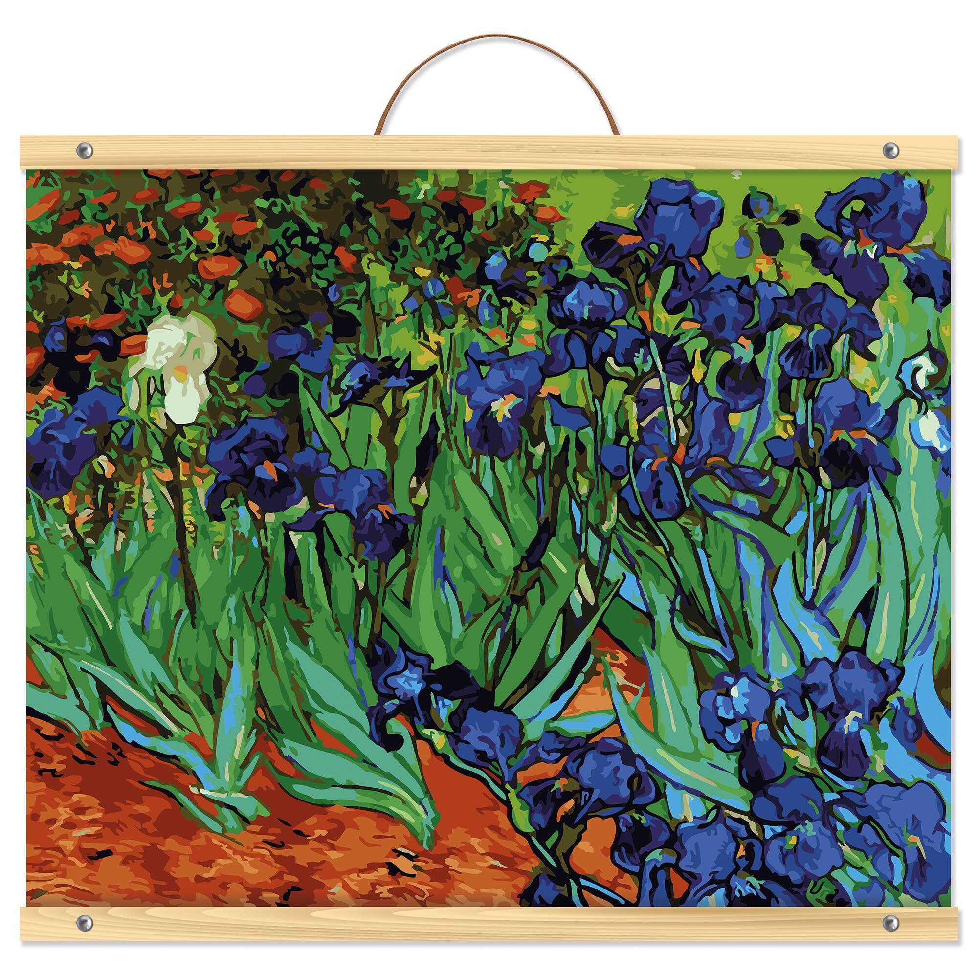 Vincent Van Gogh Still Life With Irises Diy Painting By Numbers Kit