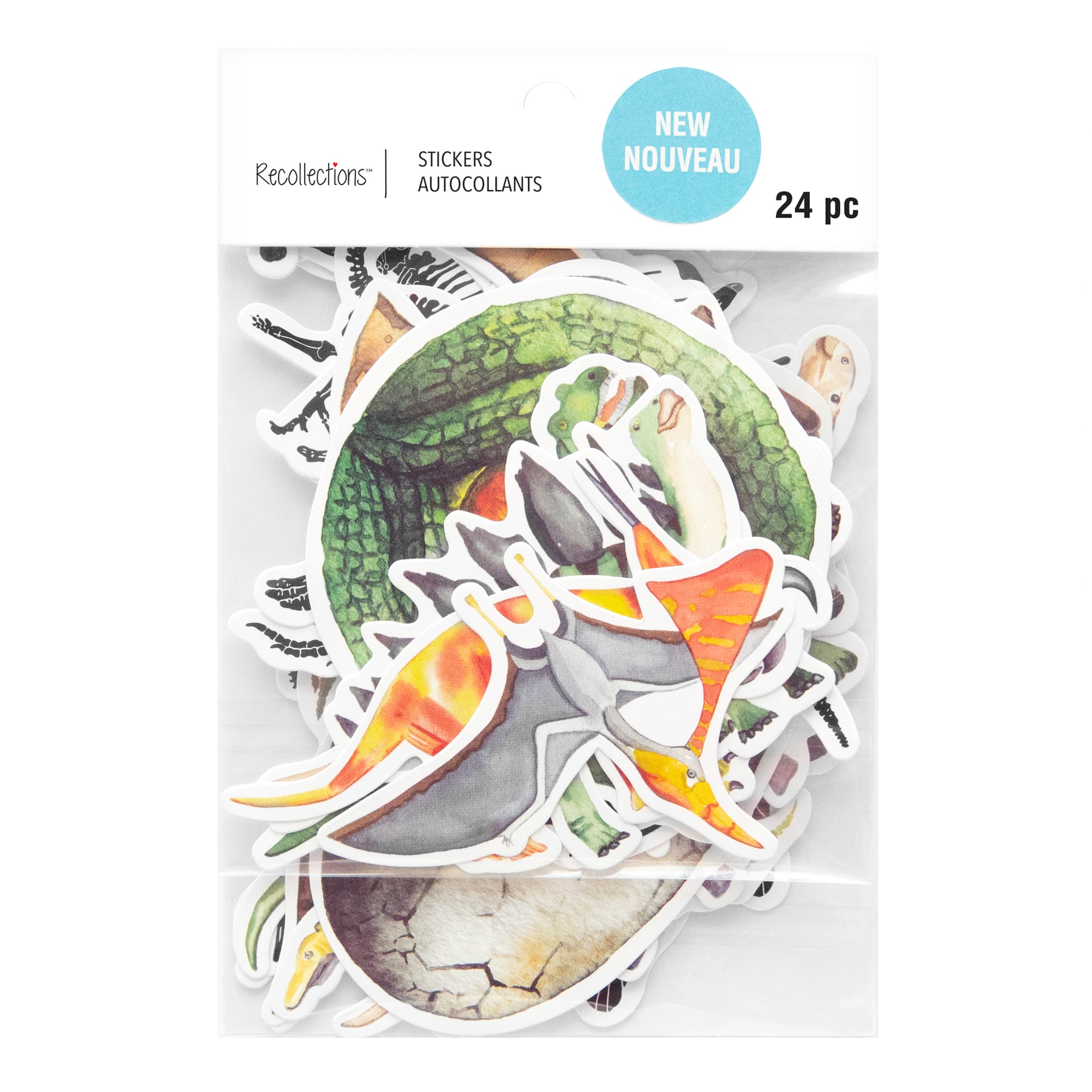 12 Pack: Dinosaurs Die Cut Stickers by Recollections™