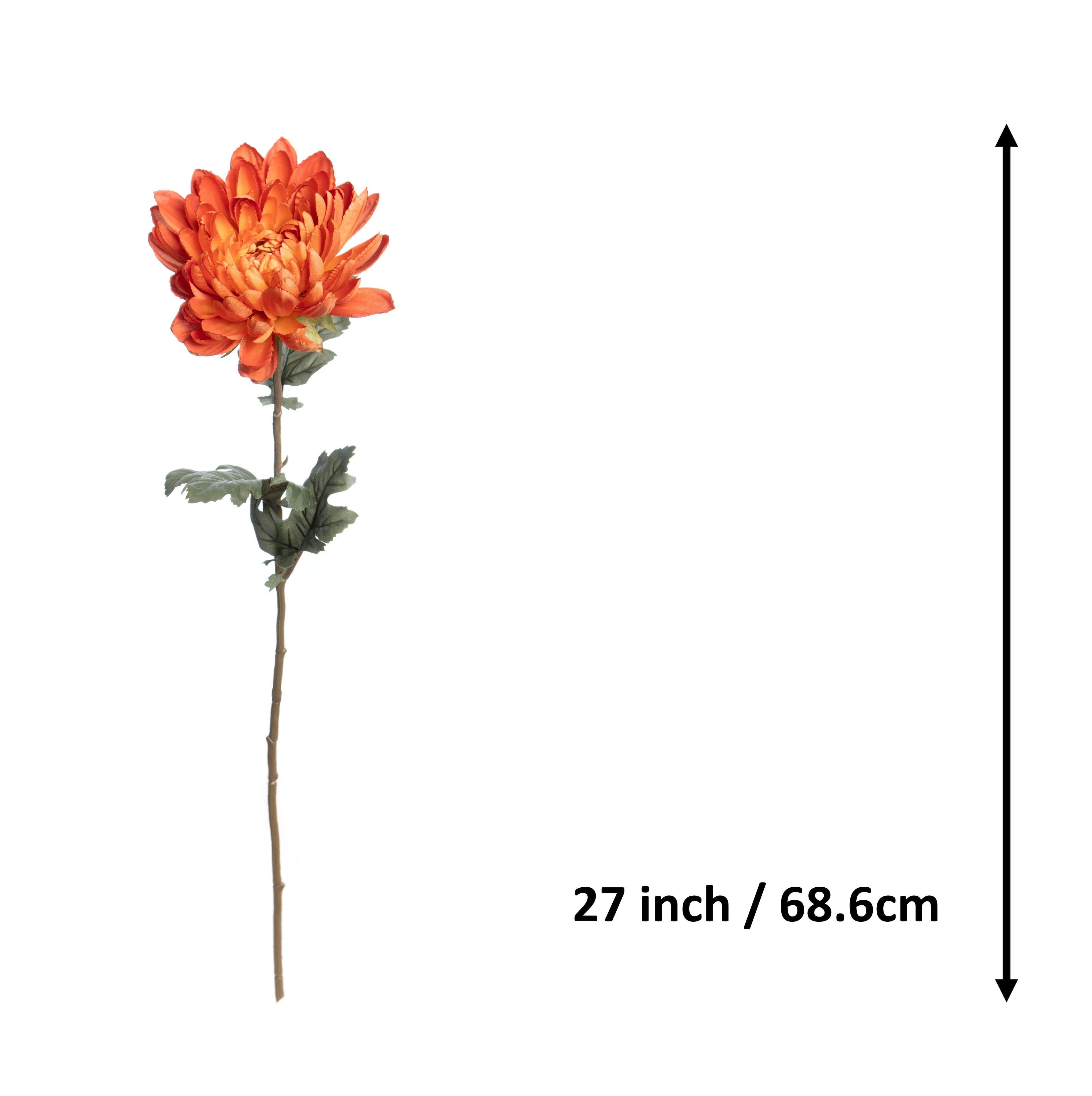 27&#x22; Mum Stem with 3 Leaves by Ashland&#xAE;