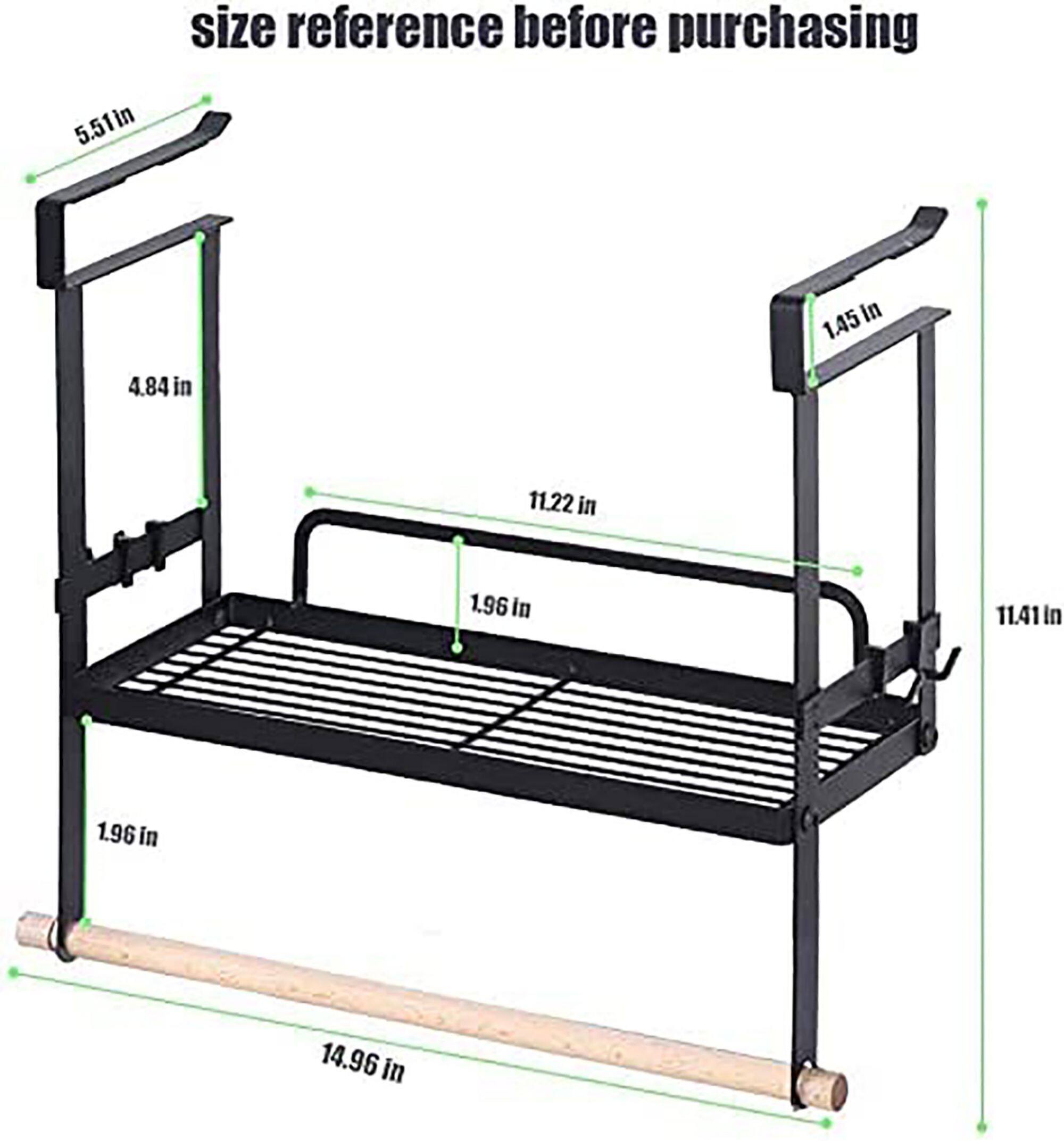 NEX Under Cabinet Storage Shelf with Paper Towel Holder