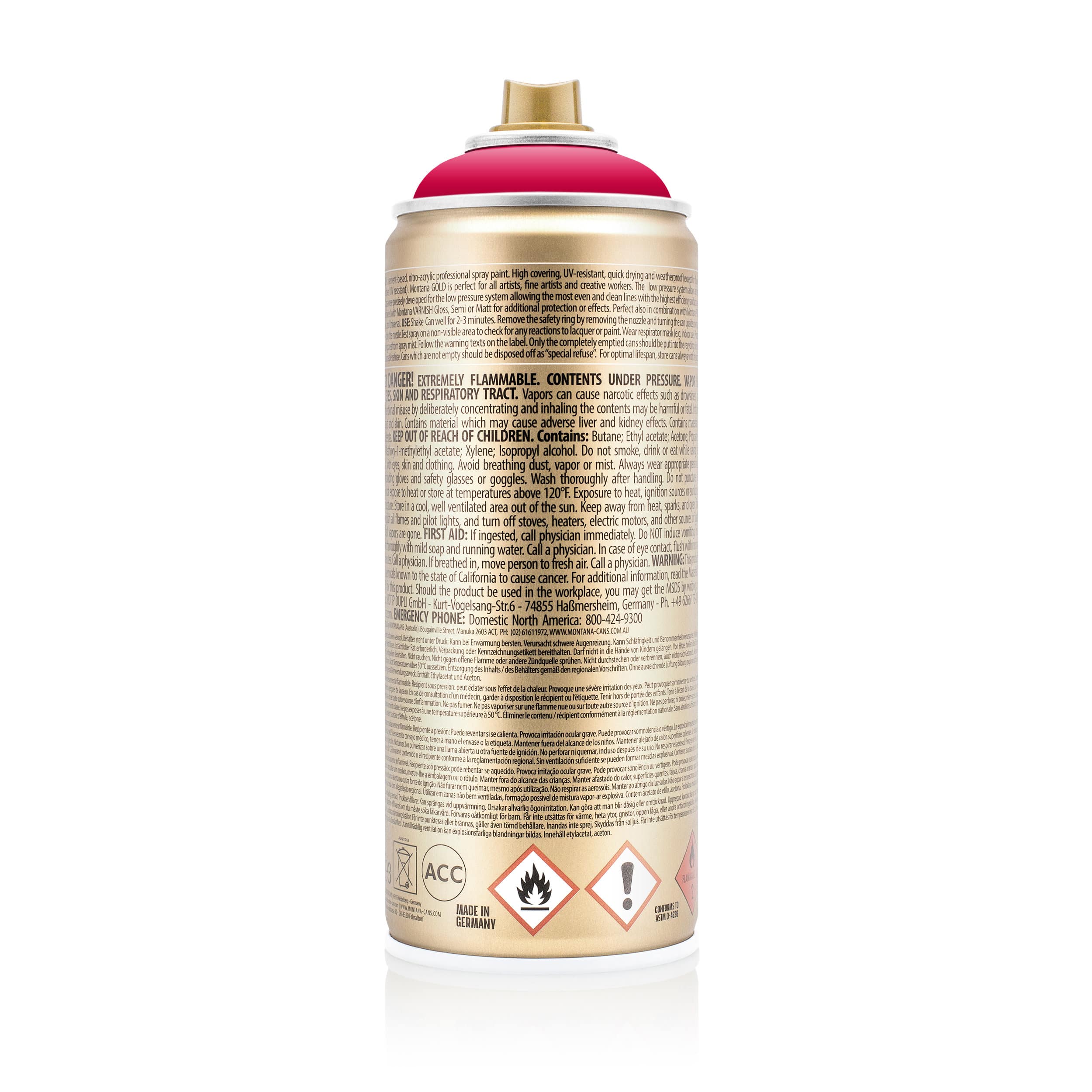 Montana&#x2122; Gold Acrylic Professional Spray Paint