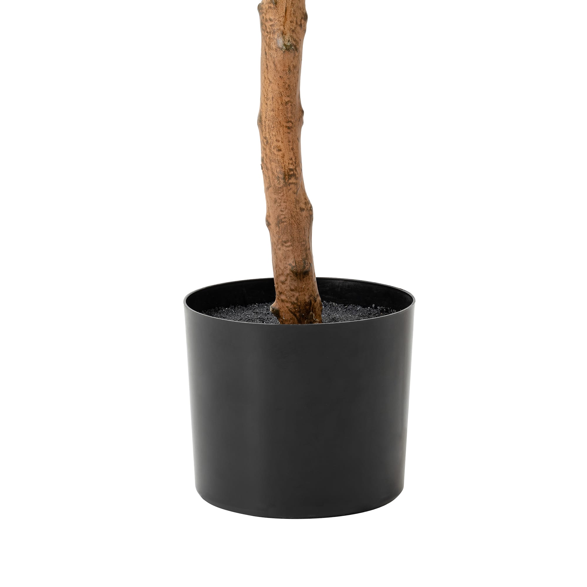 Glitzhome&#xAE; 5ft. Creative Shaped Faux Ficus Tree in Pot