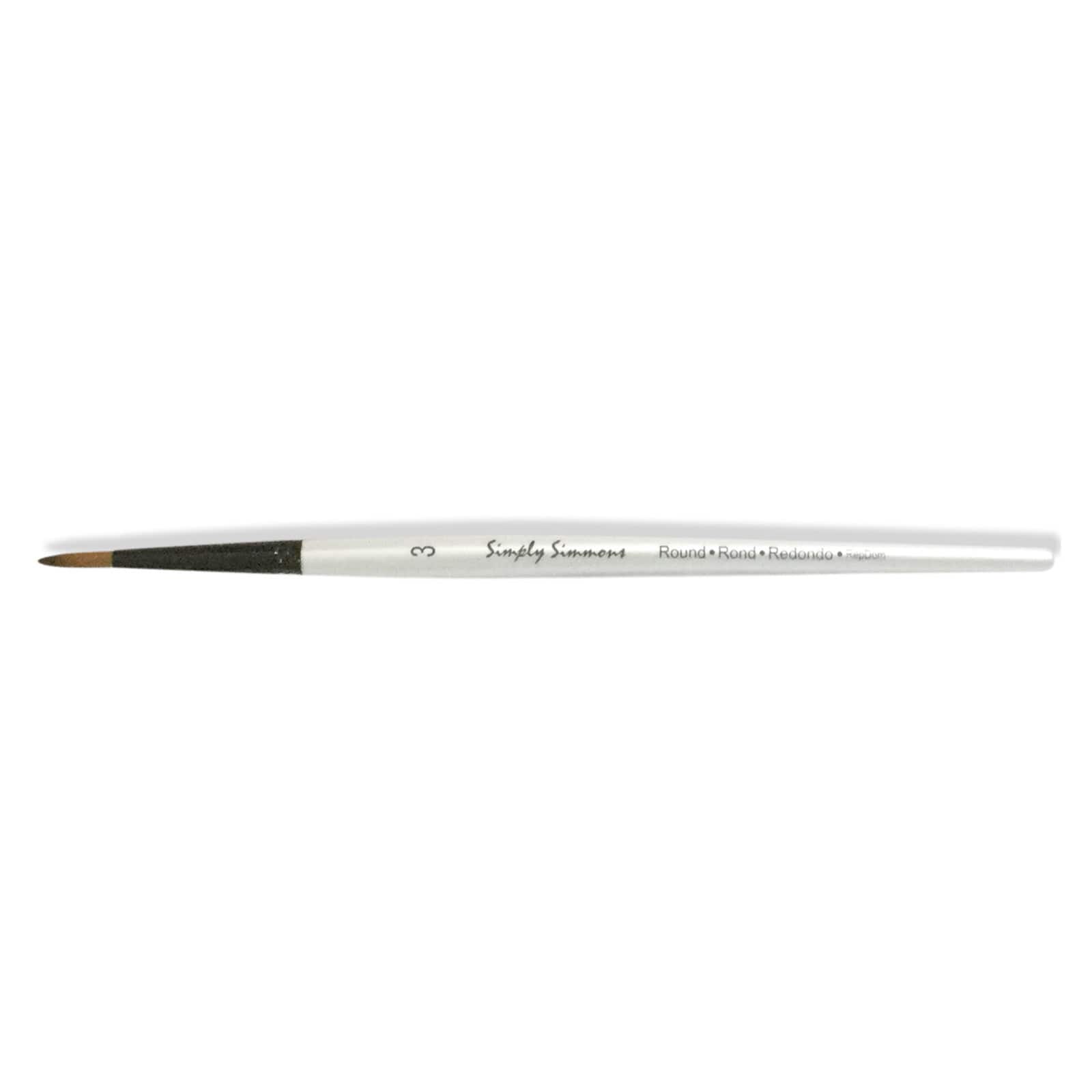 Simply Simmons Short Handle Round Brush