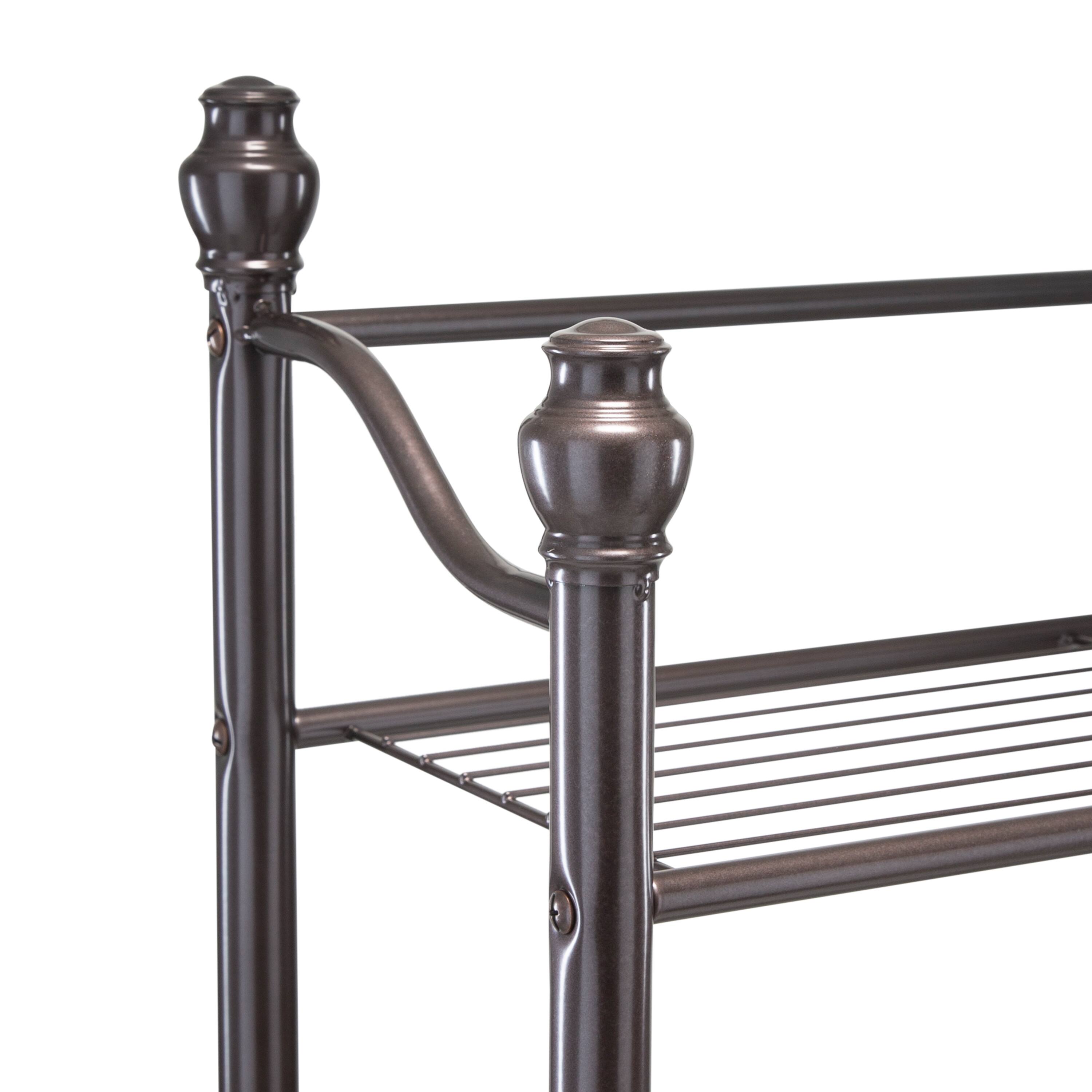 Organize It All Belgium Bronze 3-Tier Over the Toilet Space Saver