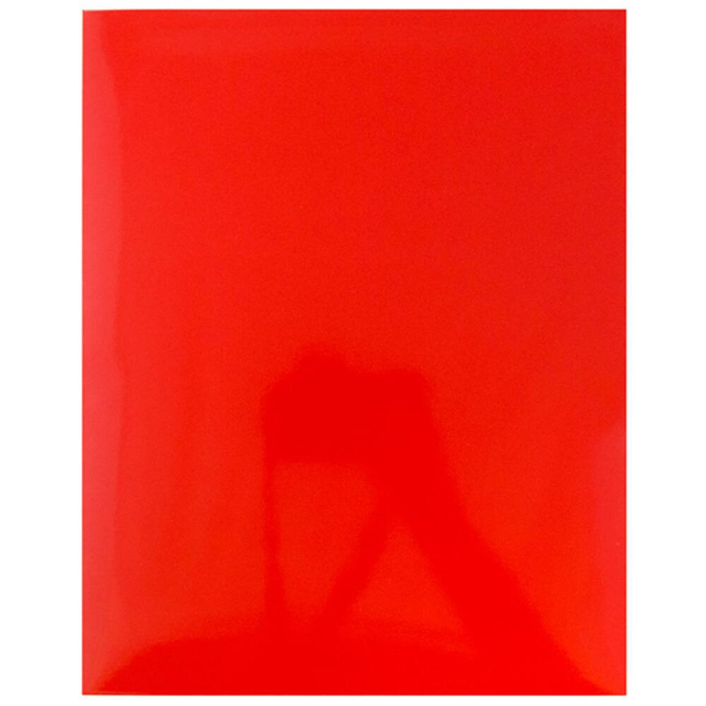 JAM Paper Glossy Laminated Two Pocket Folders, 25ct.