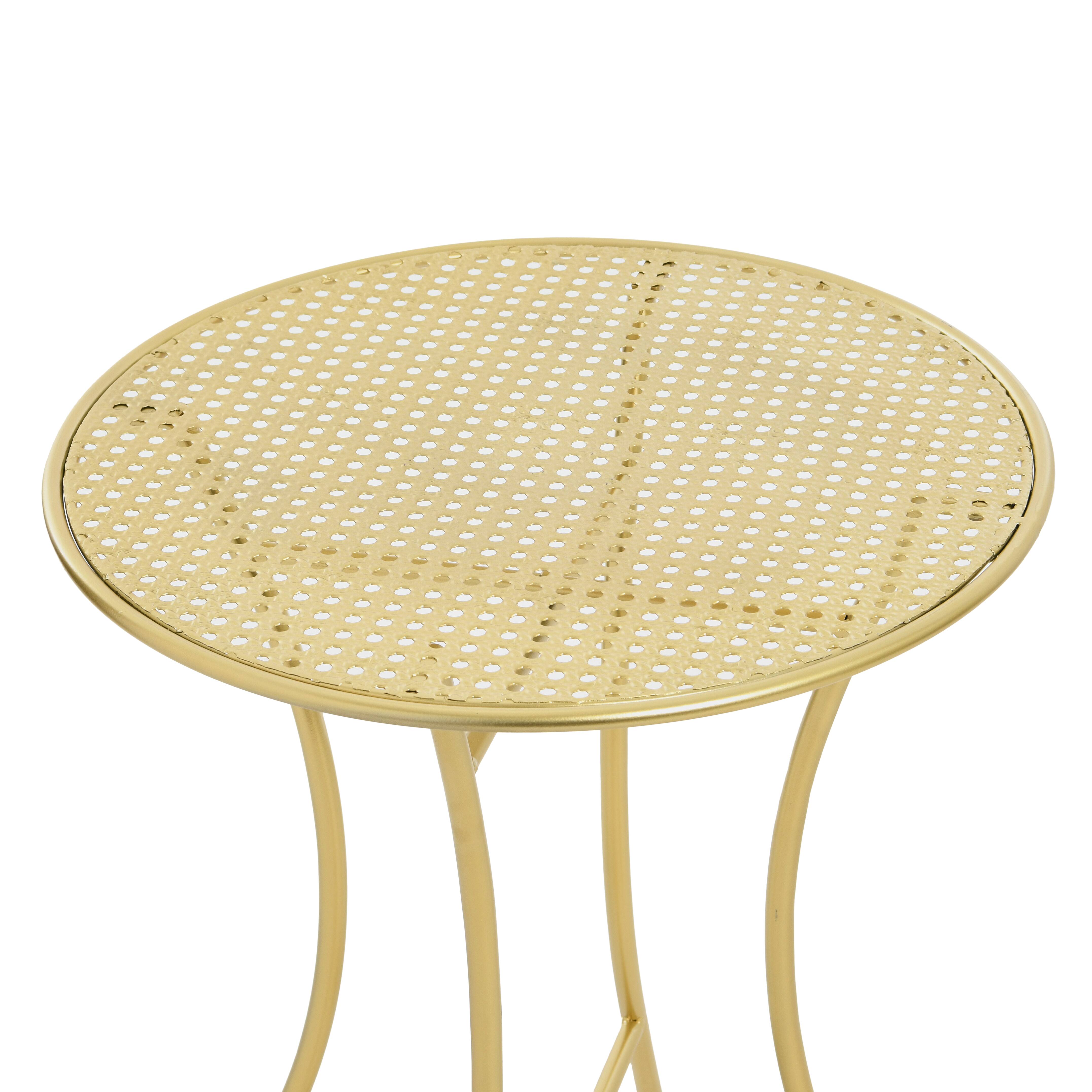 Hello Honey® Metal Cane Outdoor Bistro Patio Set