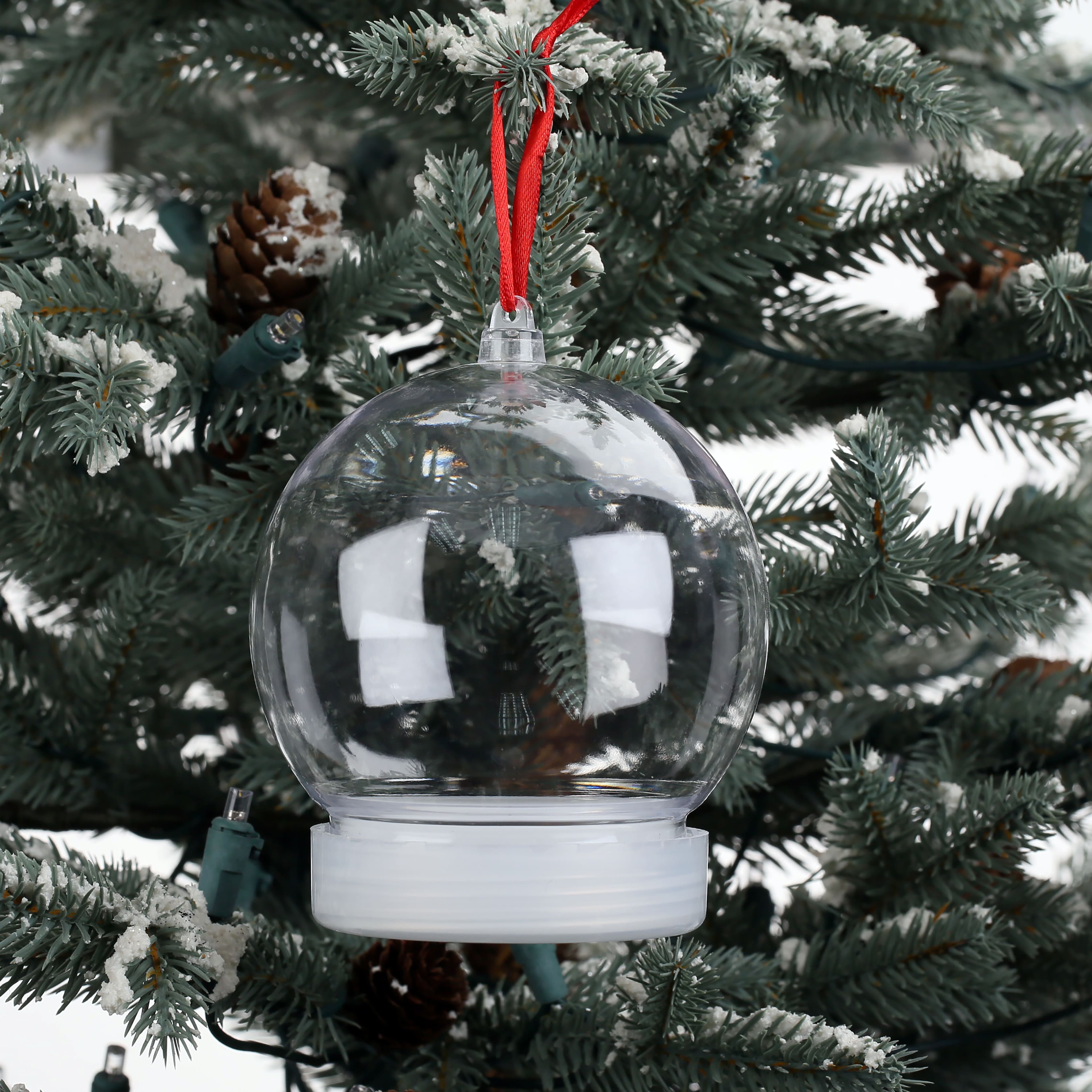 4&#x22; DIY Plastic Water Globe Ornament by Make Market&#xAE;