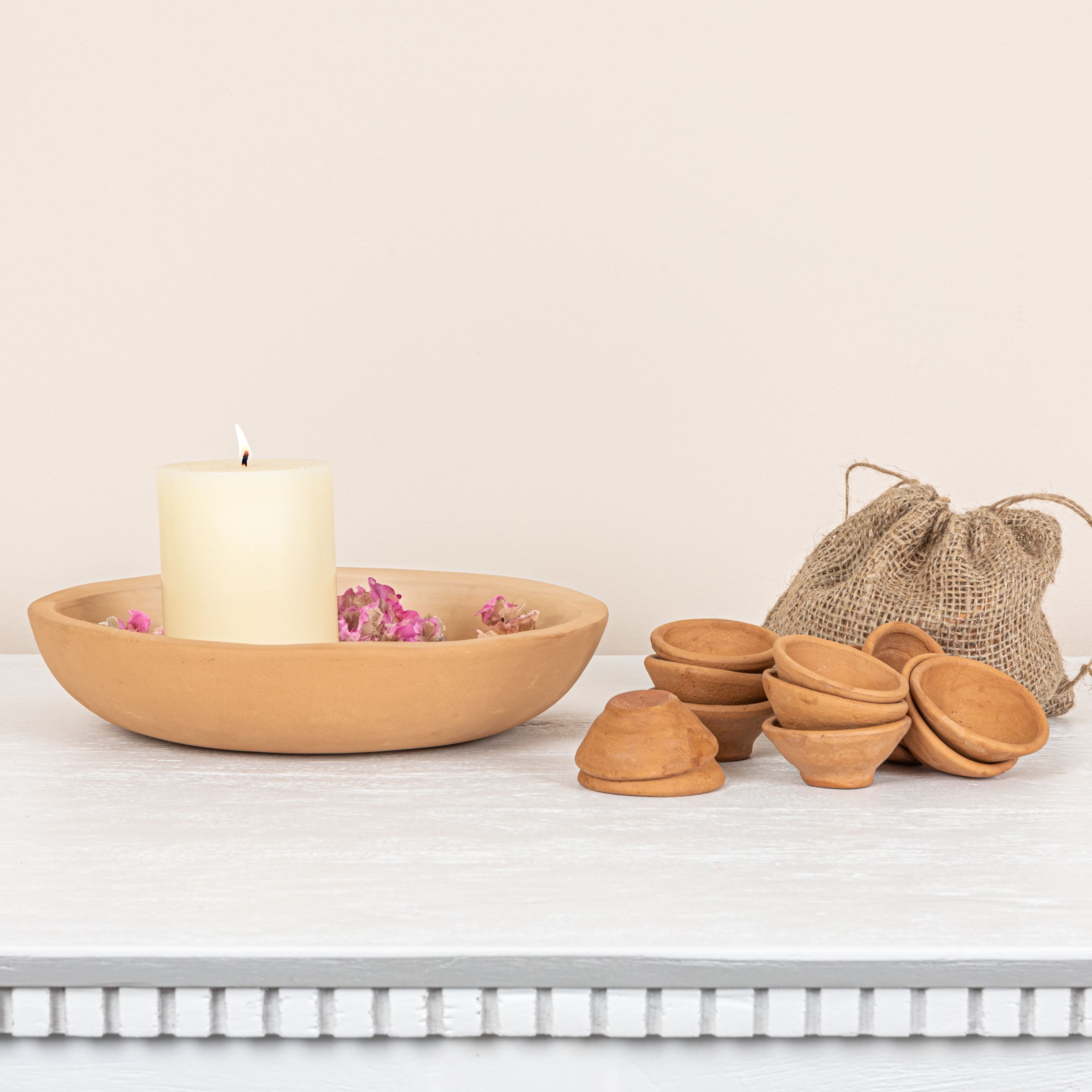 Hello Honey® 10" Orange Terracotta Bowl