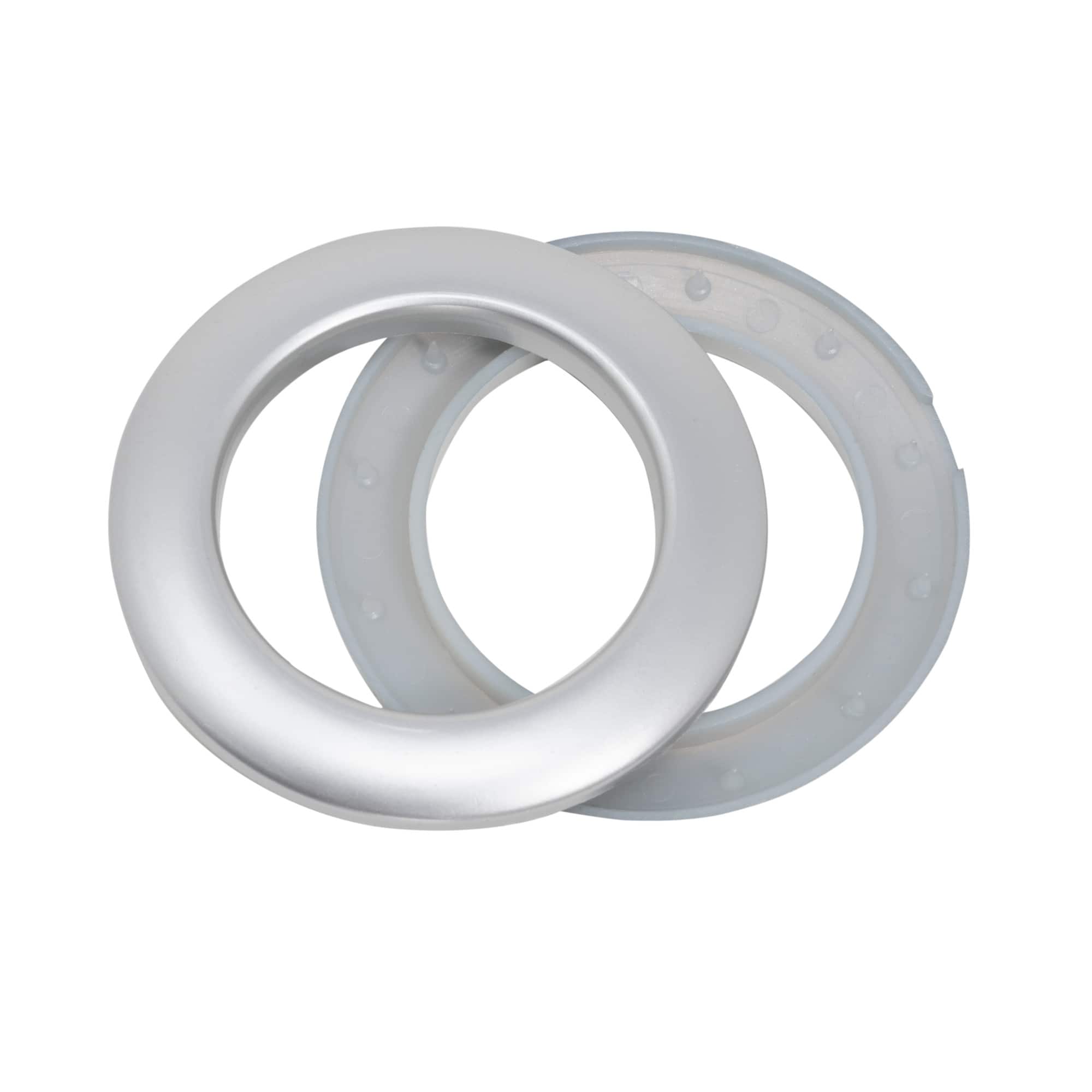 Dritz&#xAE; Home 1-9/16&#x27;&#x27; Brushed Silver Curtain Grommets, 16 Sets