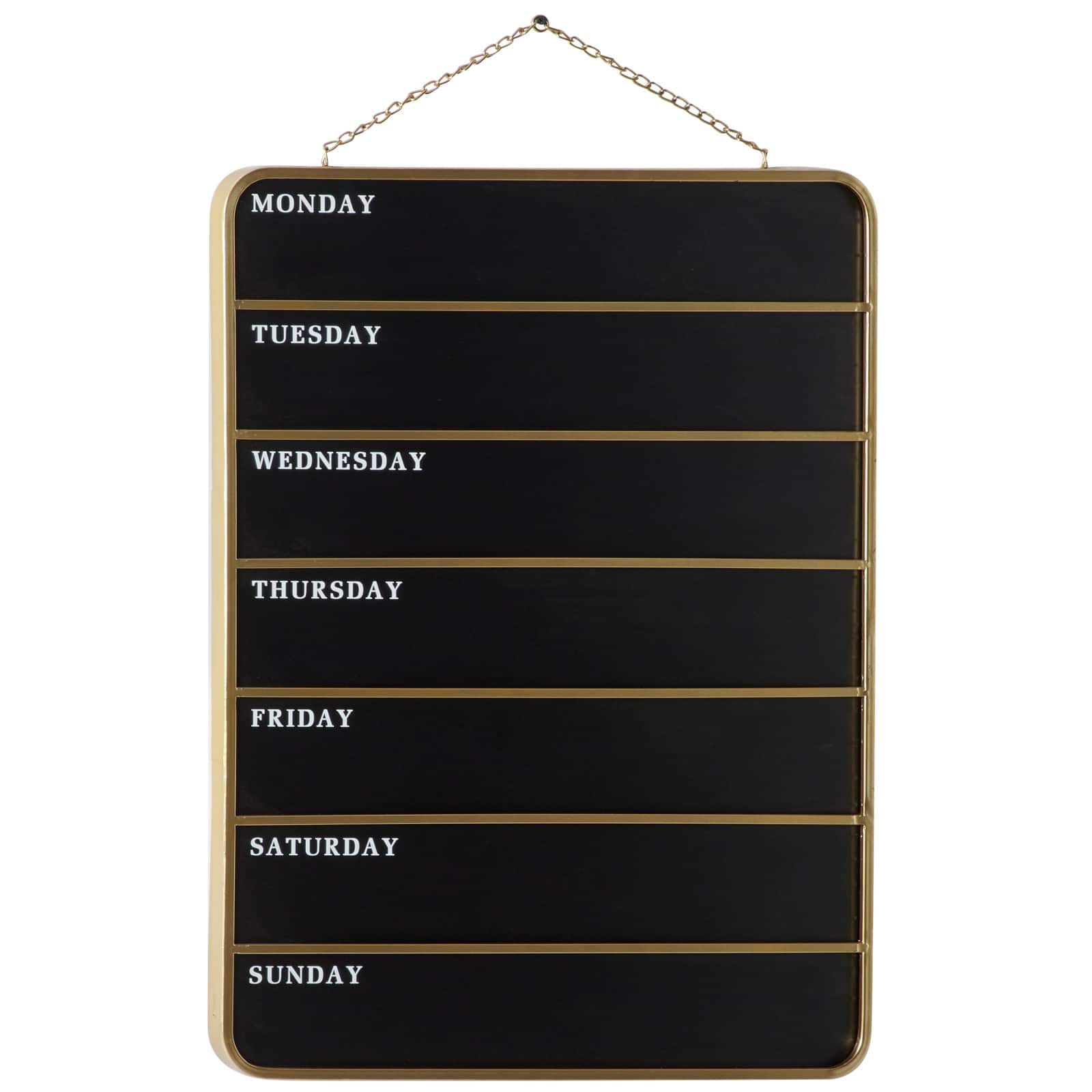 32" Black Contemporary Blackboard Wall Sign