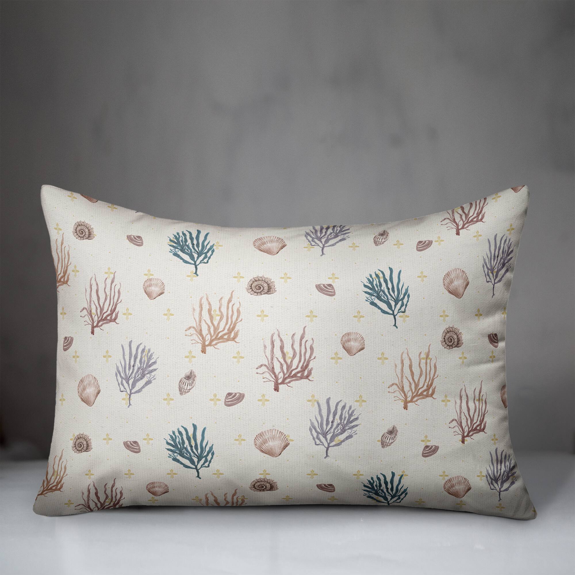 Multicolor Shell Plus Throw Pillow