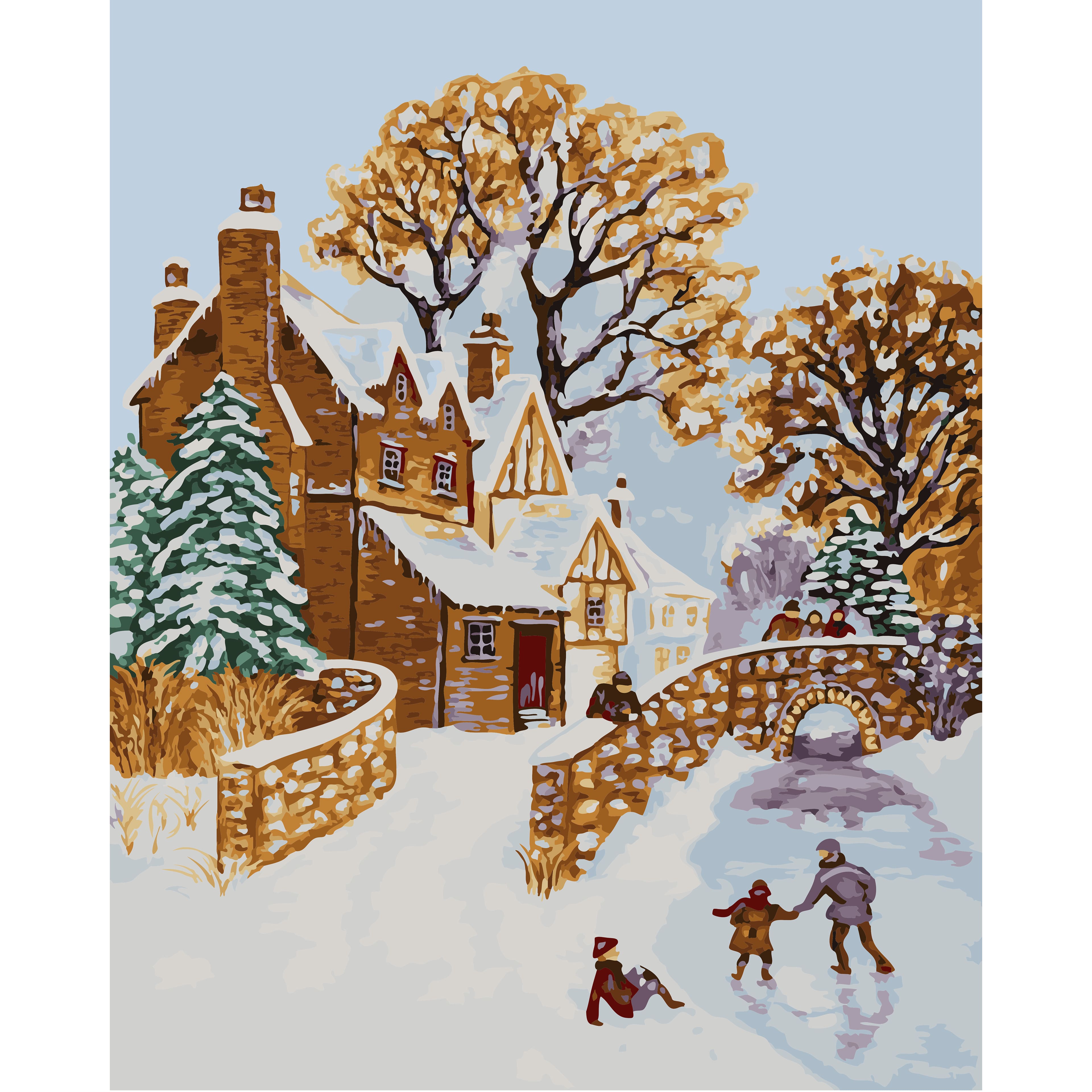 Christmas Farm Paint by Number Kit by Artist&#x27;s Loft&#xAE;