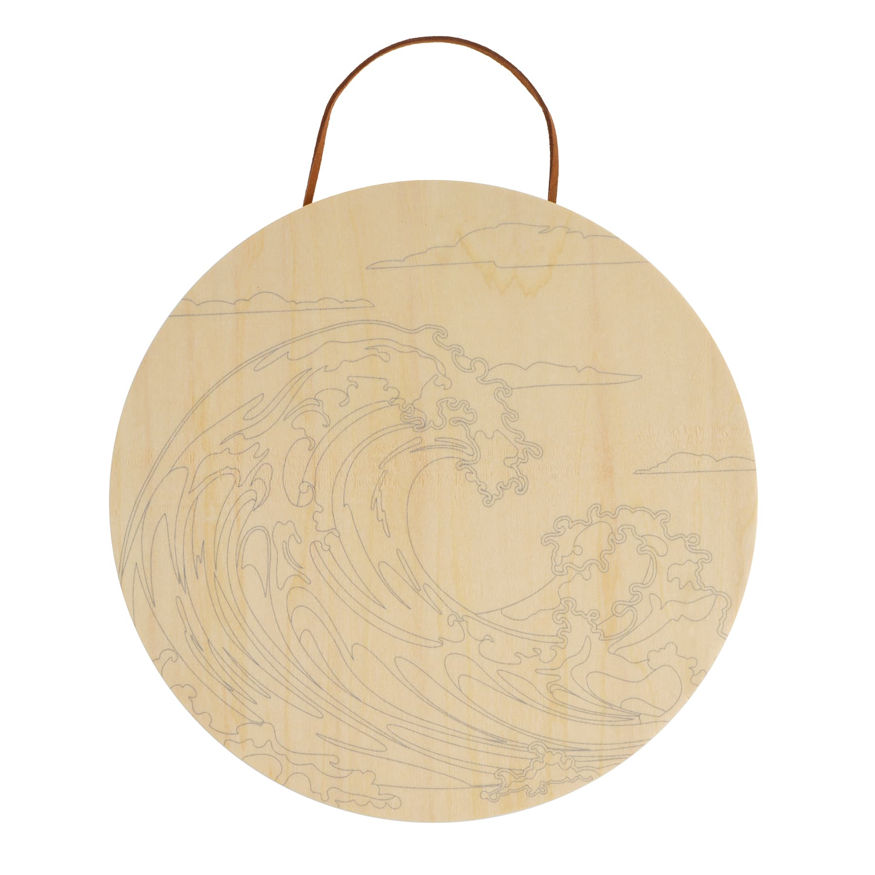 Waves Paint-by-Number Plywood Surface Kit by Artist&#x27;s Loft&#xAE;
