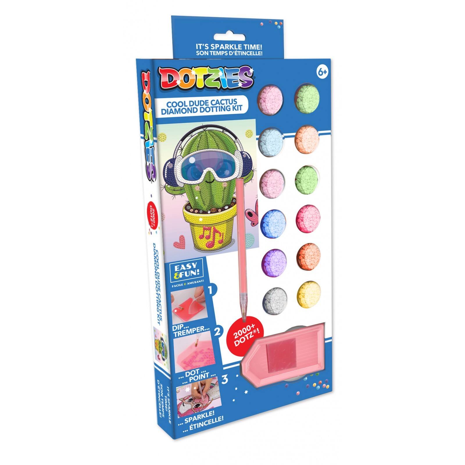 Diamond Dotz® Dotzies® Cool Dude Cactus Diamond Art Kit