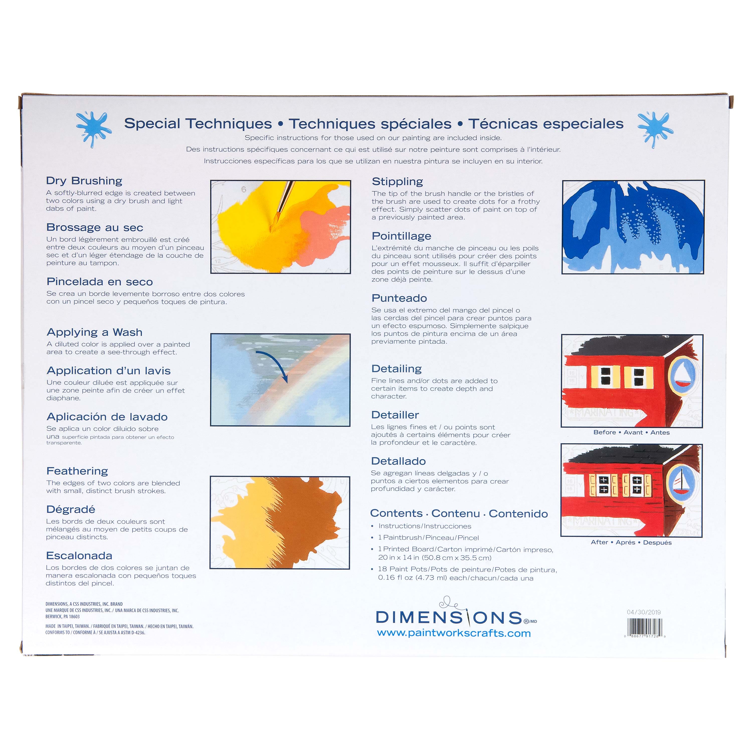 Dimensions® PaintWorks™ Bald Eagle Paint-by-Number Kit