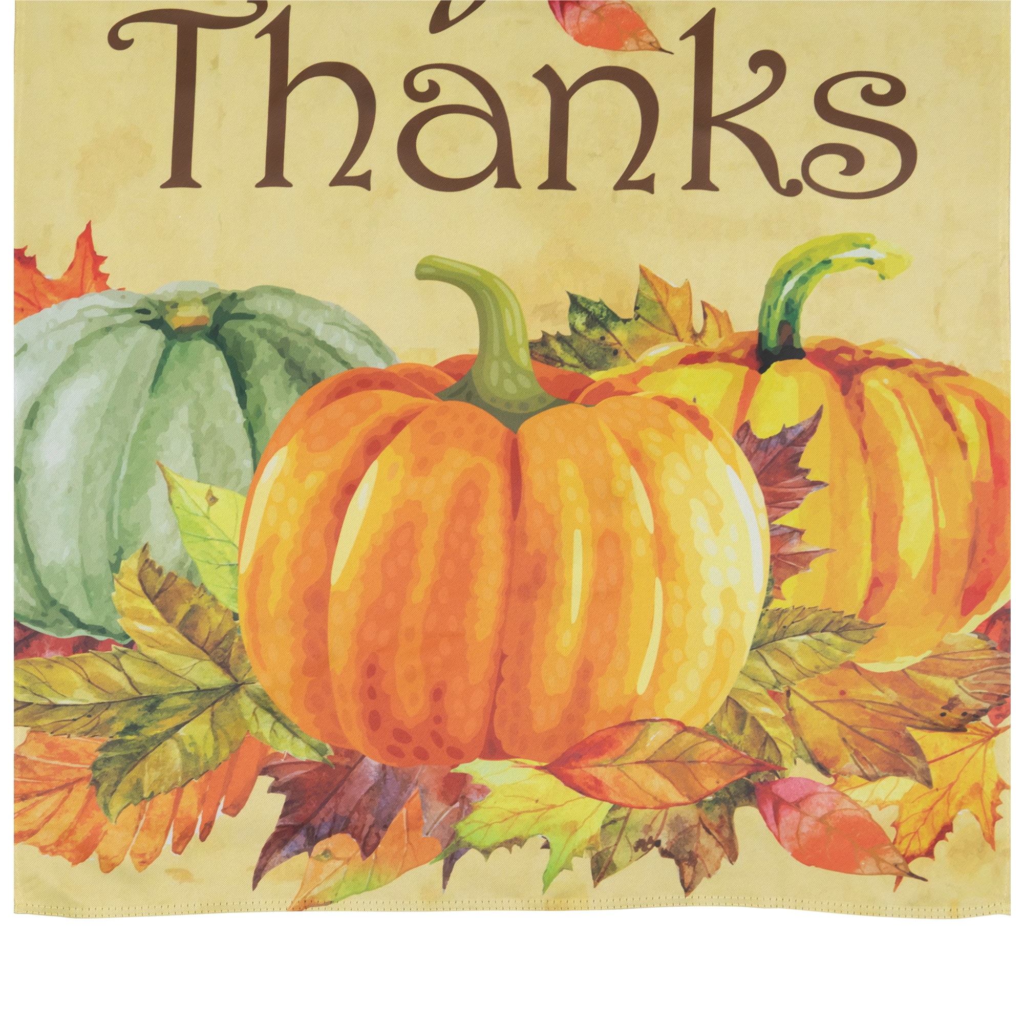 40" Give Thanks Autumn Harvest Garden Flag
