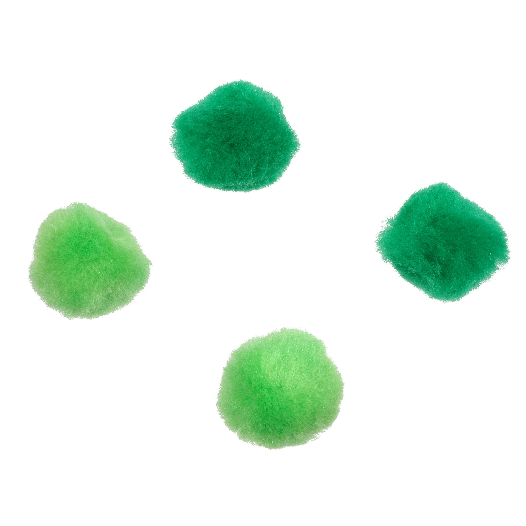 Buy Green Pom Poms, 1/2 at S&S Worldwide