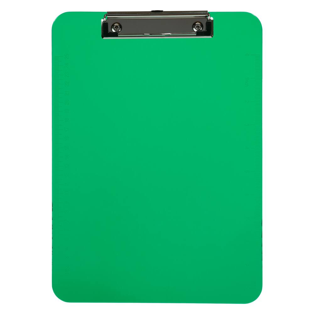 JAM Paper Letter Size Plastic Clipboards, 12ct.
