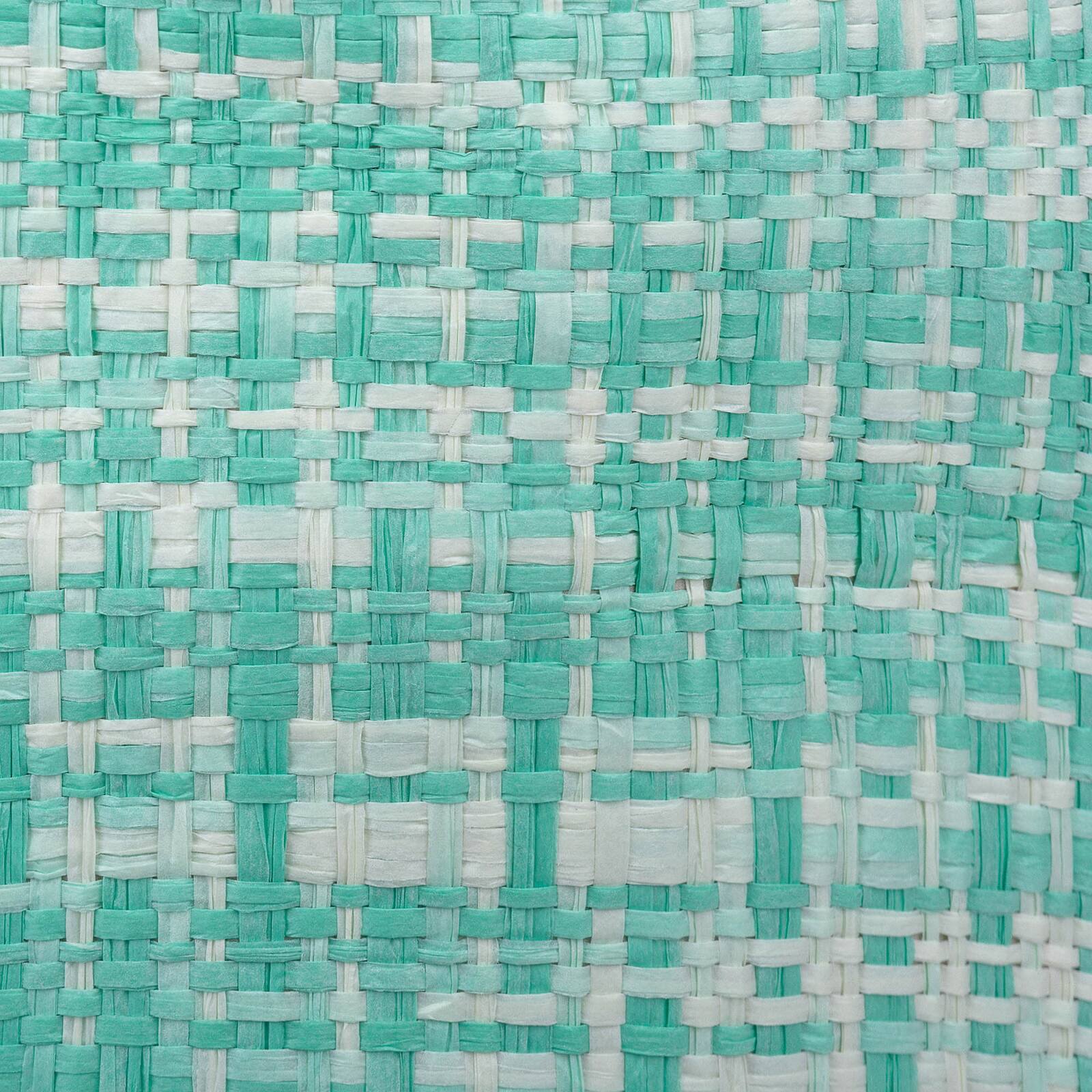 DII® Medium Aqua Tween Rectangle Woven Paper Basket