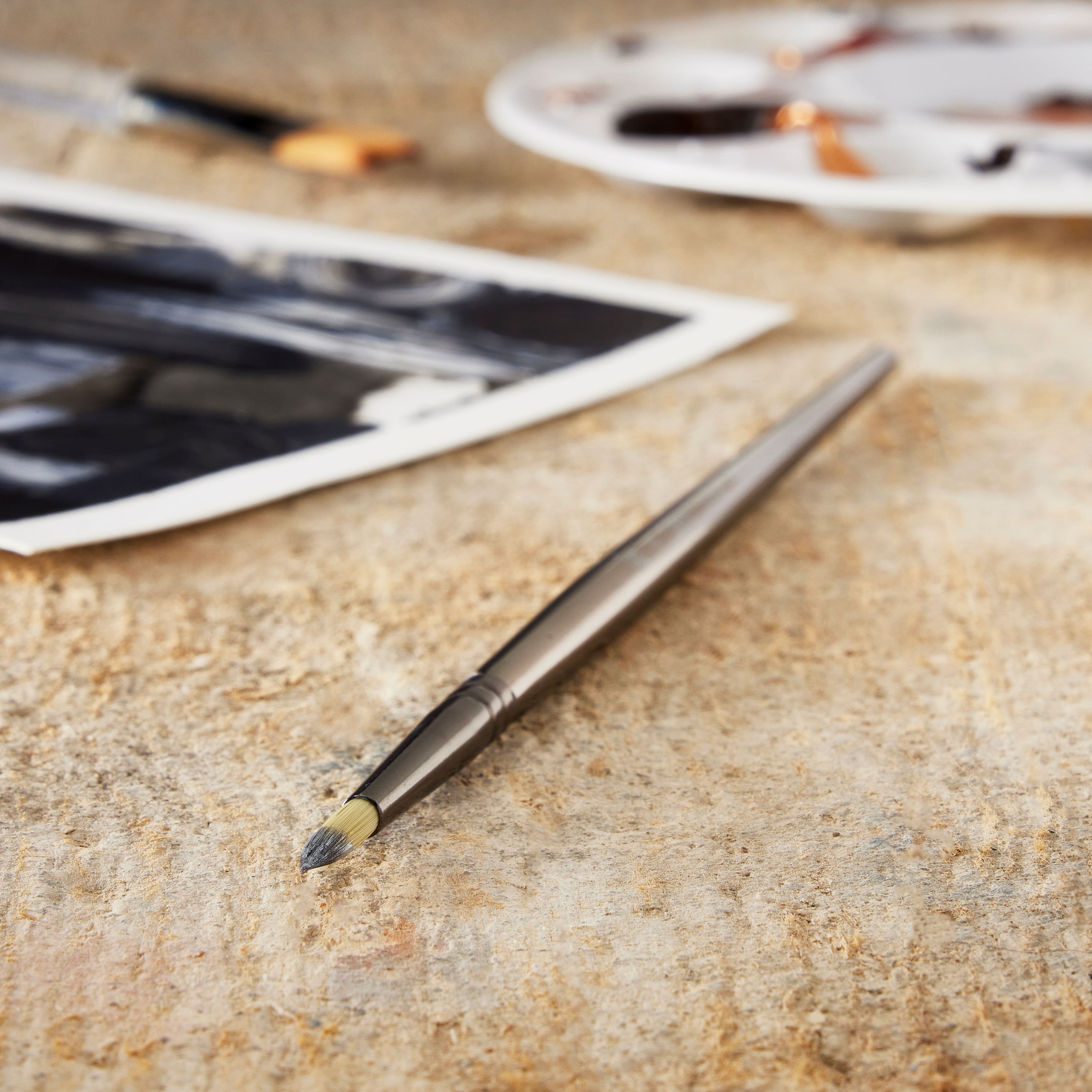 12 Pack: Zen™ Series 93 Short Handle Round Brush