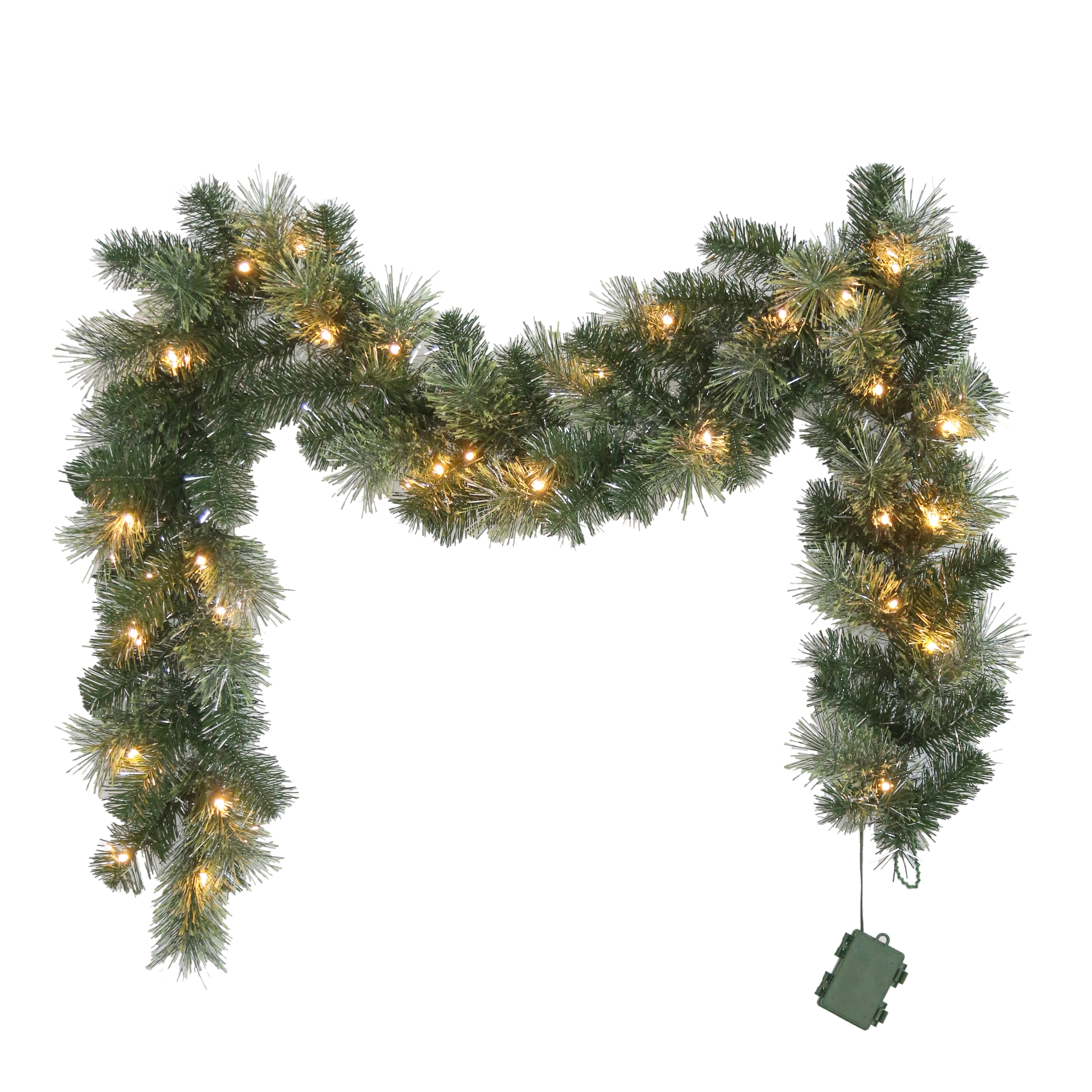 6ft. Pre-Lit Celebration Pine Garland by Ashland&#xAE;